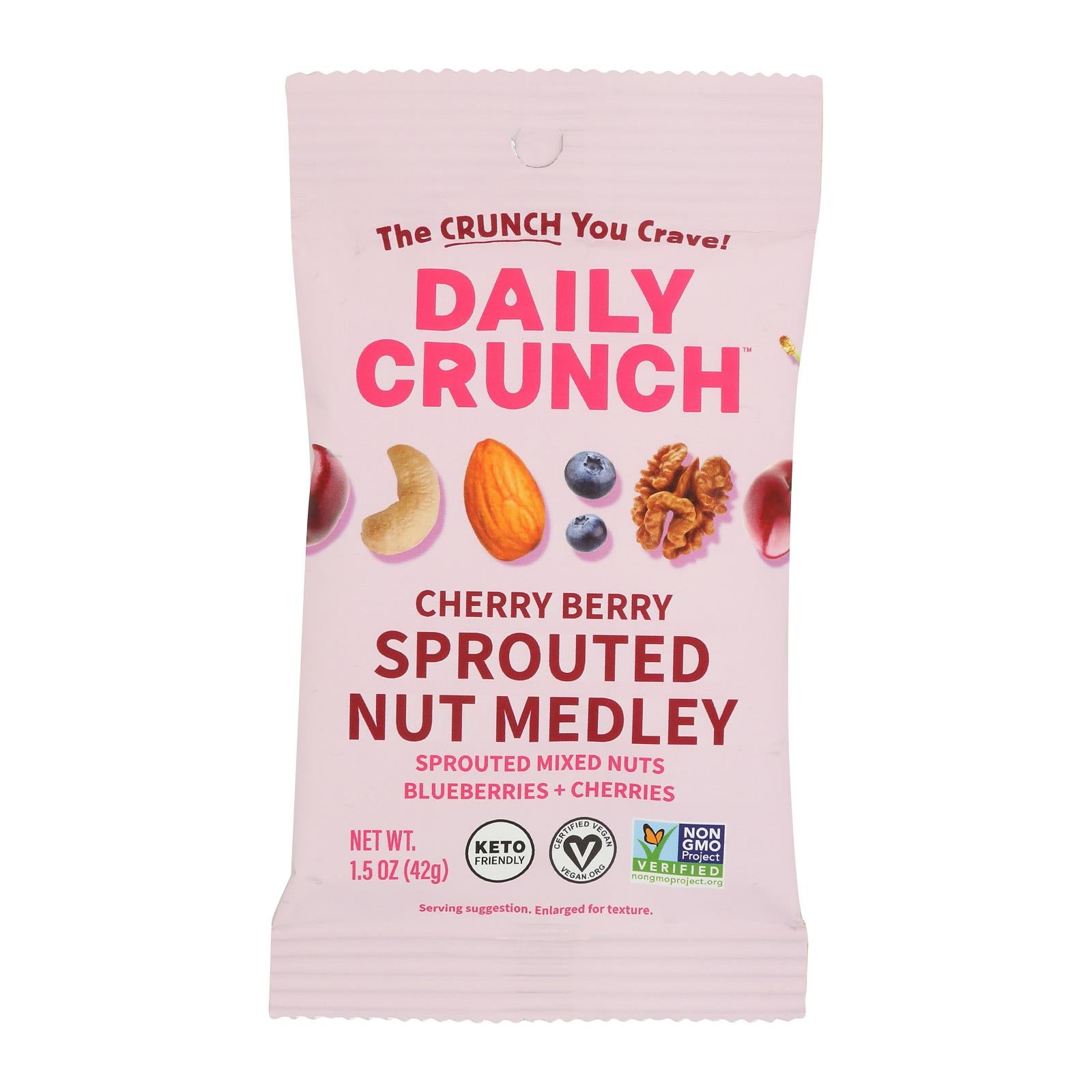 Daily Crunch - Nuts Mixd Chry Bry Medley - CS of 8-1.5 OZ