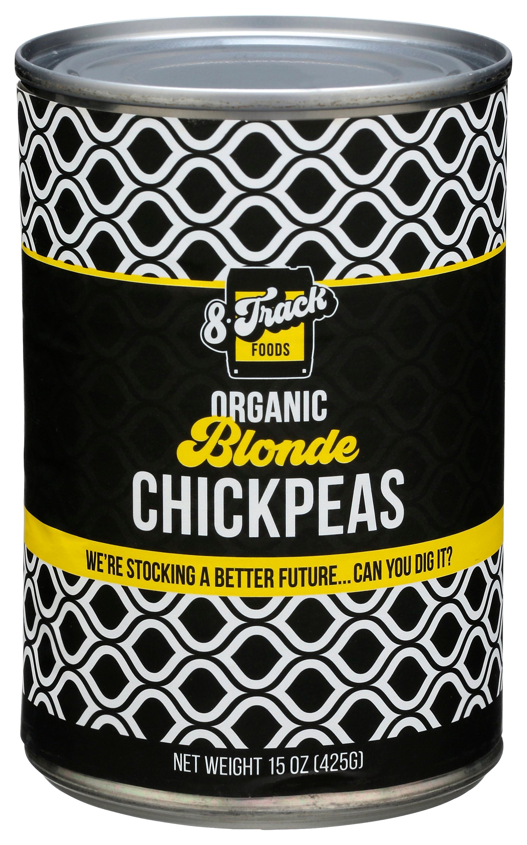 8 TRACK FOODS CHICKPEAS BLONDE - Case of 12