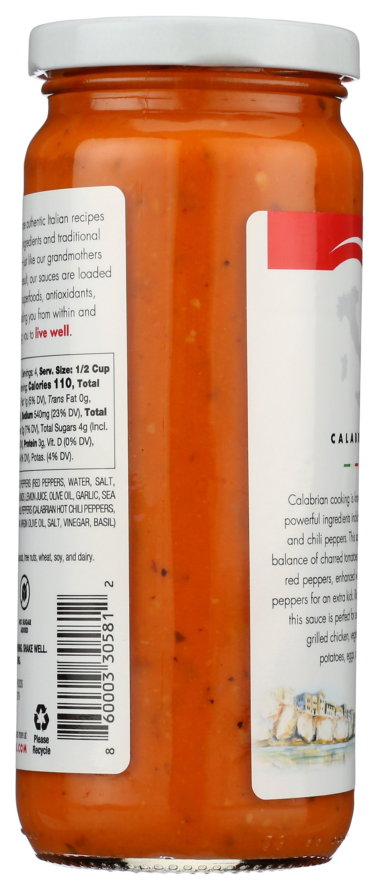 LIVWELL FOODS SAUCE PASTA RMSCO CH PPR - Case of 6
