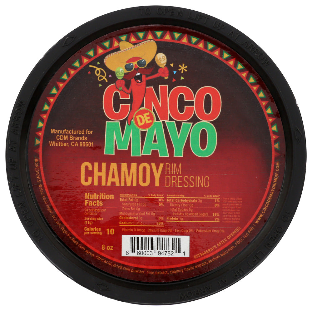 Cinco De Mayo Cocktail Rim Dressing Chamoy - Case of 12 - 8 oz