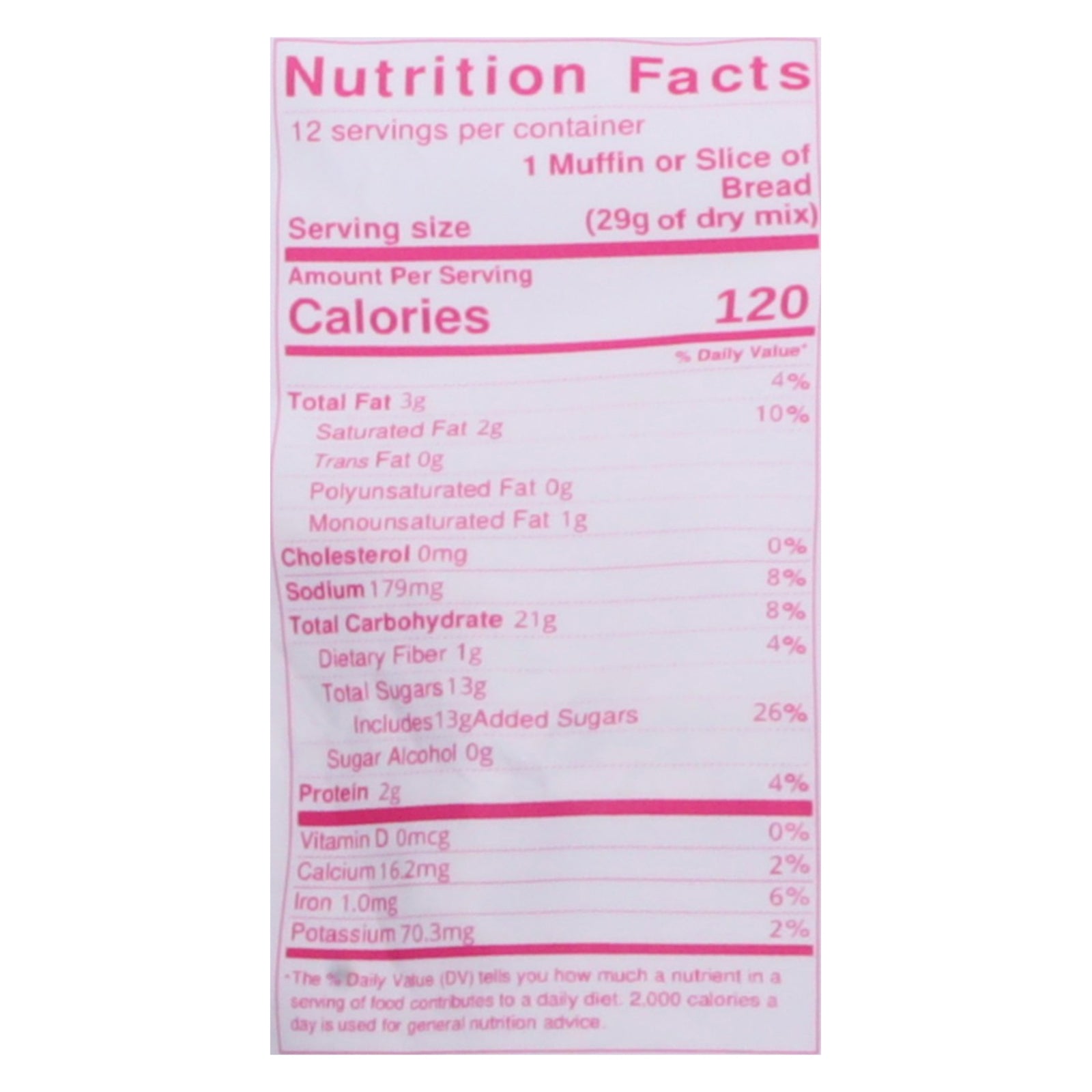 Gonanas - Mix Banana Bread Chocolate Chip - Case of 6 - 12.3 Ounces