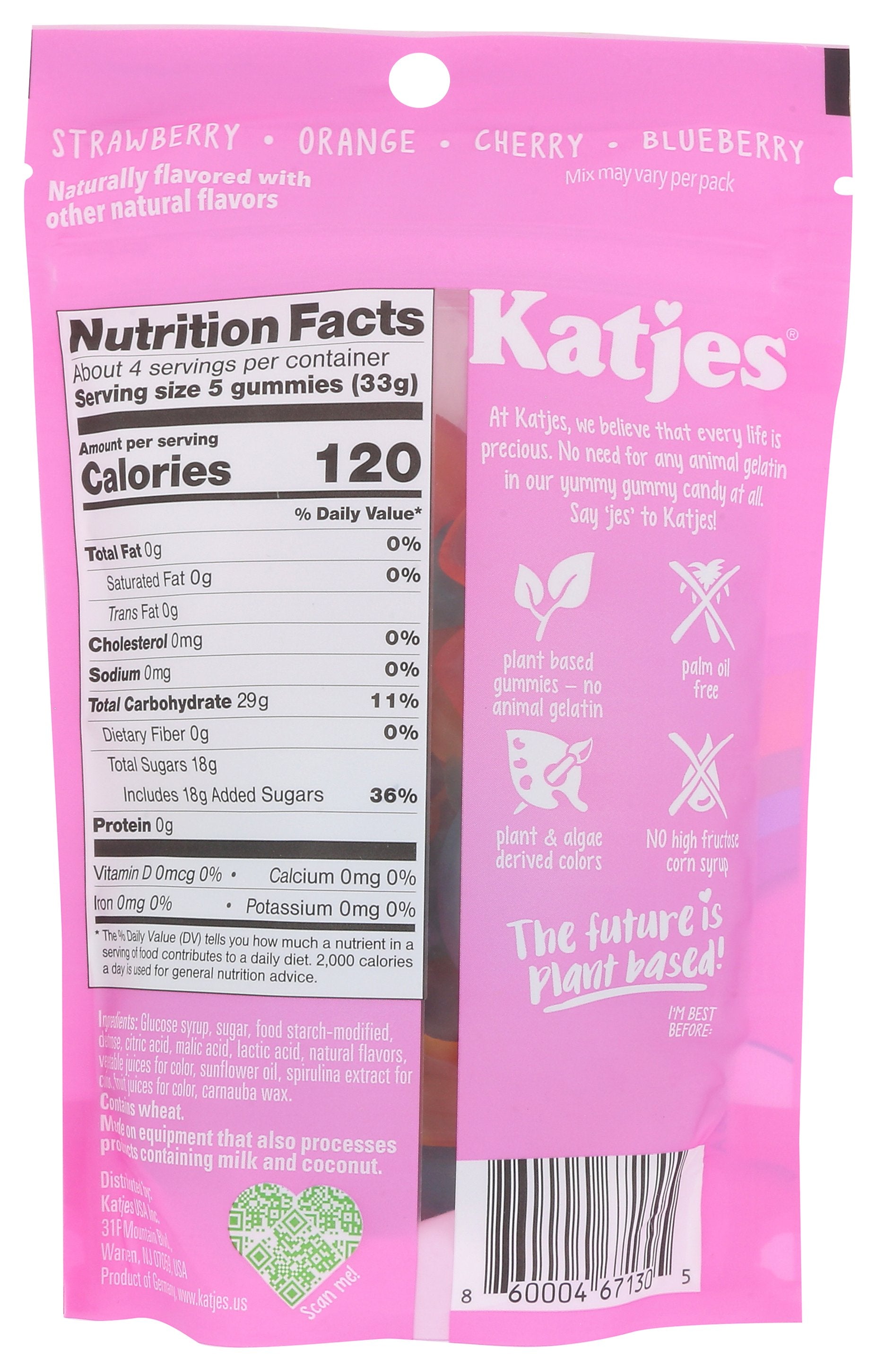 KATJES GUMMIES RAINBOW - Case of 15