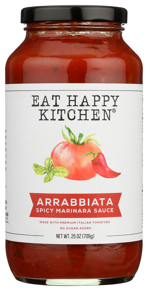 Eat Happy Kitchen Sauce Arrabbiata Spicy - Case of 6 - 25 oz