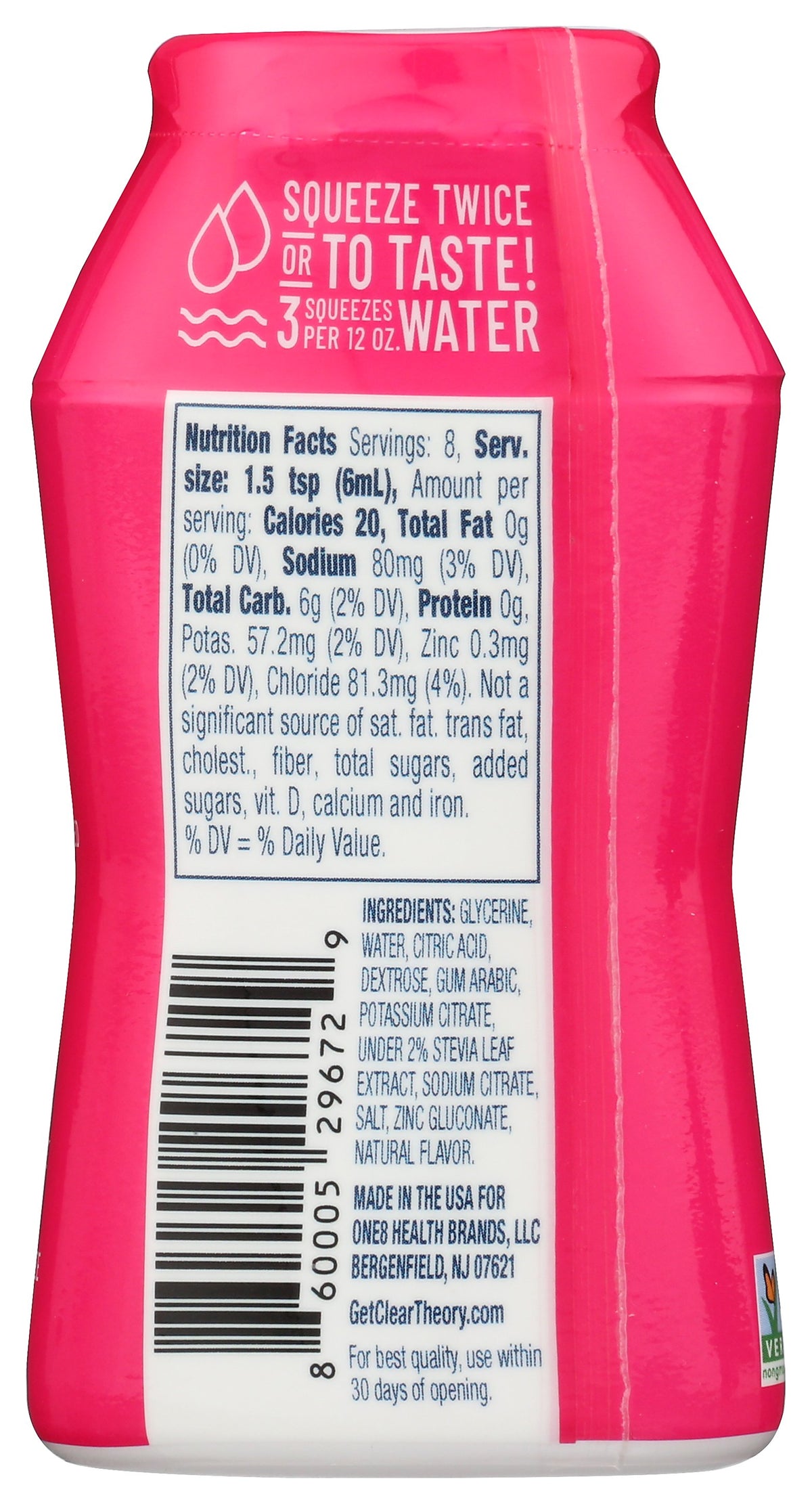 CLEAR THEORY WATER ENHANCE WATERMELON - Case of 12