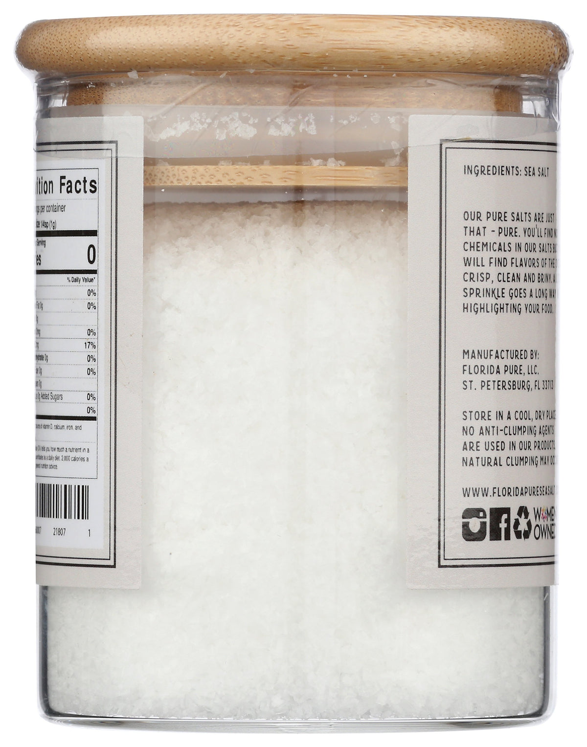 FLORIDA PURE SEA SALT PURE - Case of 6