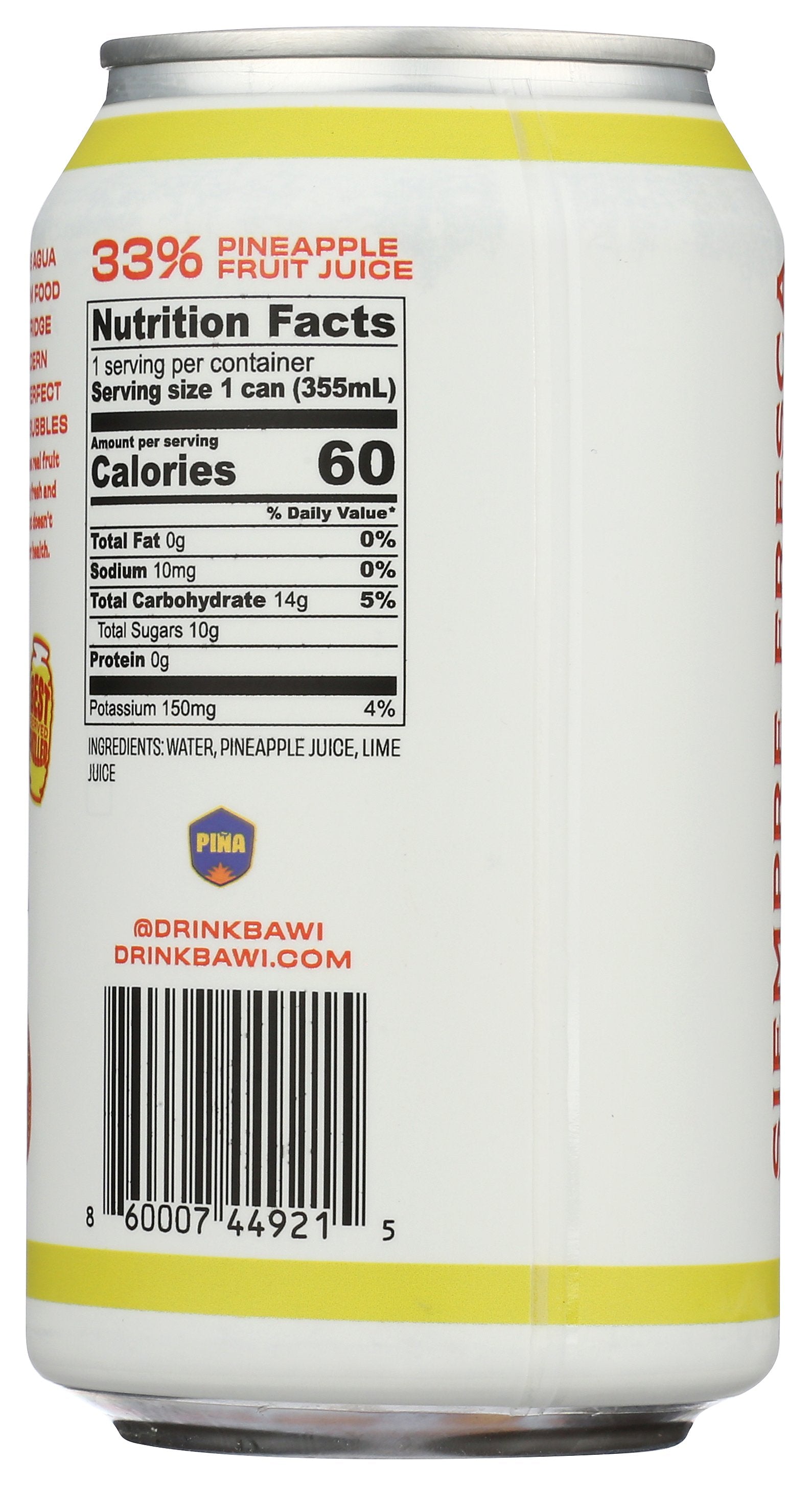 BAWI AGUA FRESCA AGUA FRESCA SPRK PINAPLE - Case of 12