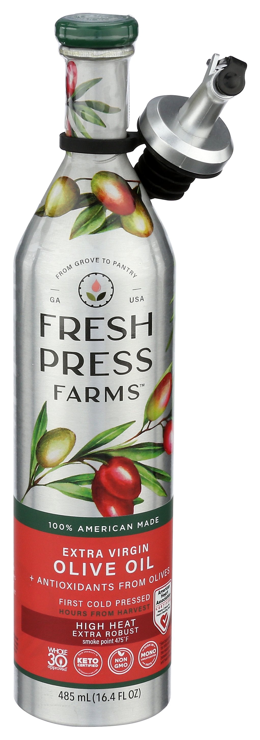 FRESH PRESS FARMS OLIVE OIL EV HIGH HEAT - Case of 6