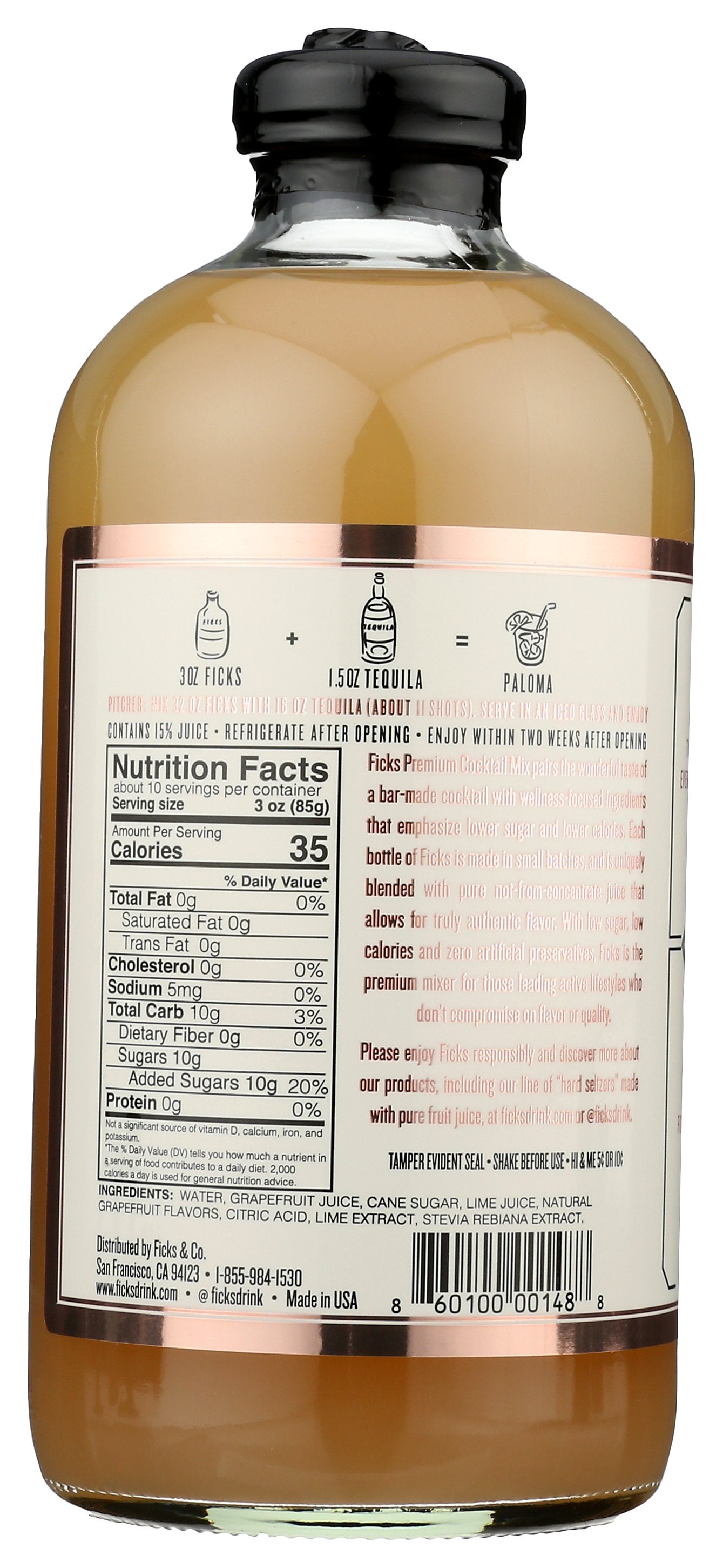 FICKS MIX CCKTL PALOMA - Case of 6