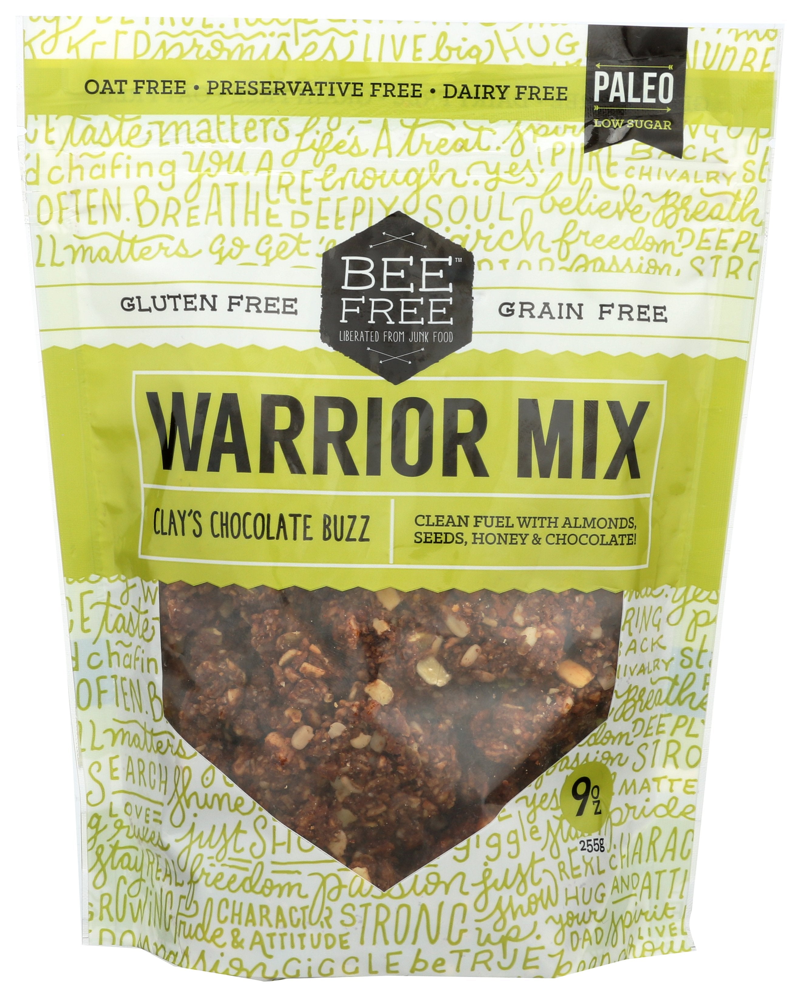 BEEFREE GRANOLA CHOCOLATE BUZZ - Case of 6