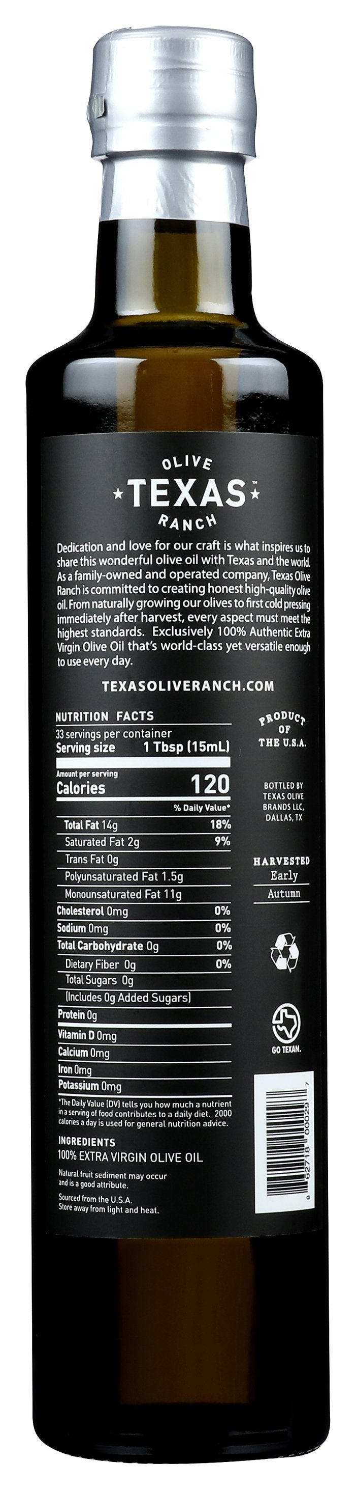 TEXAS OLIVE RANCH OIL OLIVE CORATINA - Case of 12