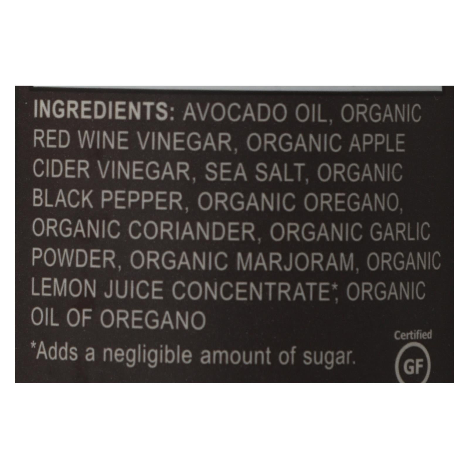 Primal Kitchen Greek Vinaigrette - Avocado Oil and Organic Oil - Case of 6 - 8 oz.
