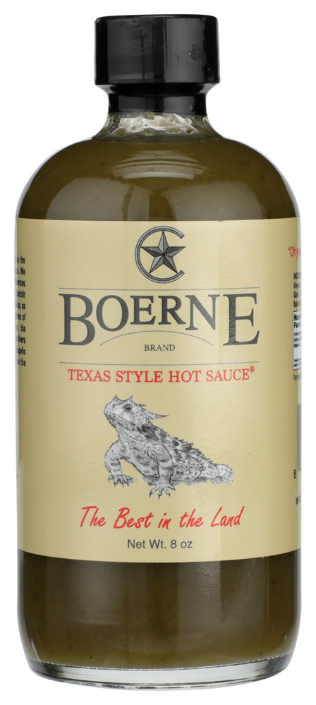 Boerne Brand Texas Style The Original Jalapeno Hot Sauce 8 oz - Case of 6