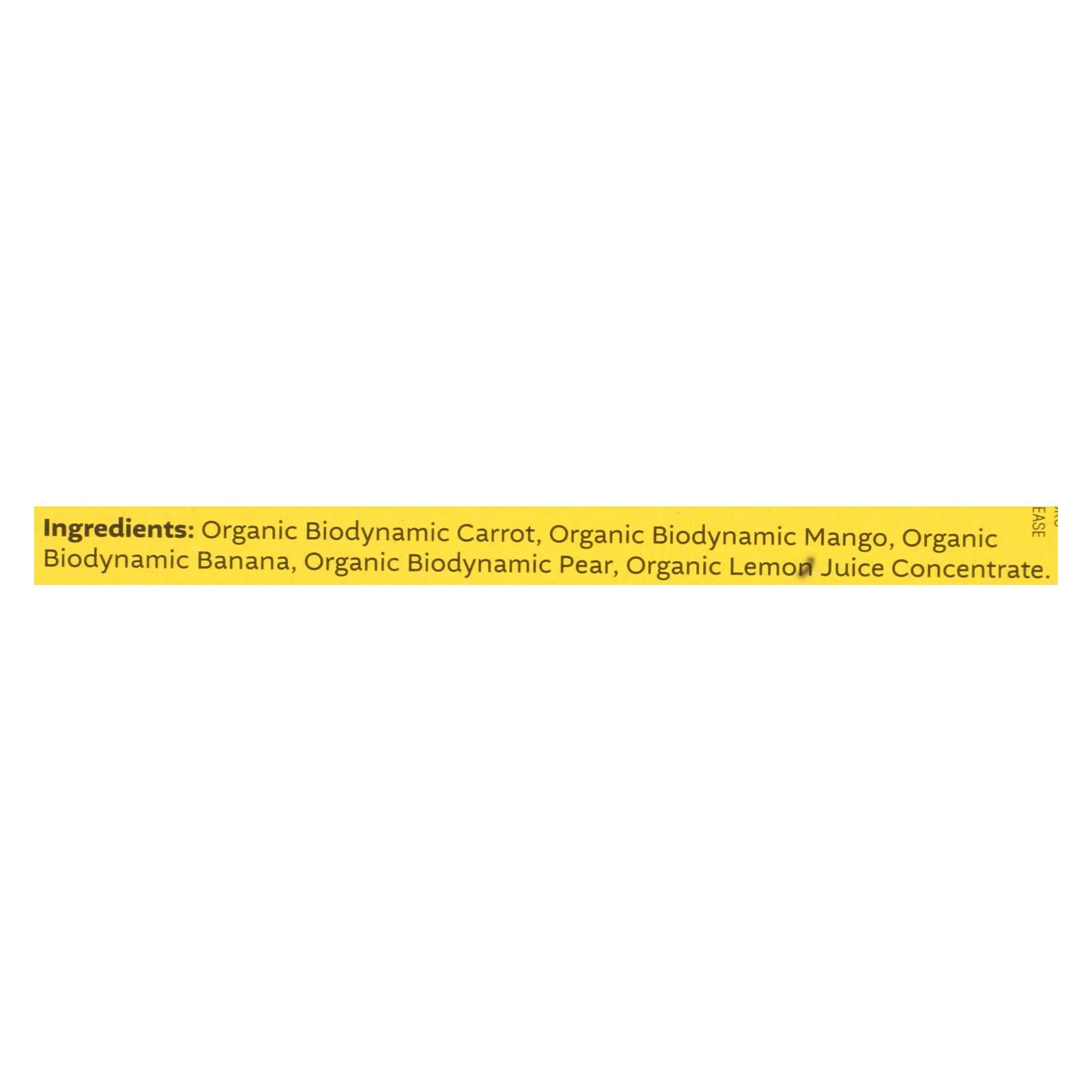 White Leaf Provisions - Baby Food Mango Crt Pr Bn - Case Of 6 - 3.17 Oz