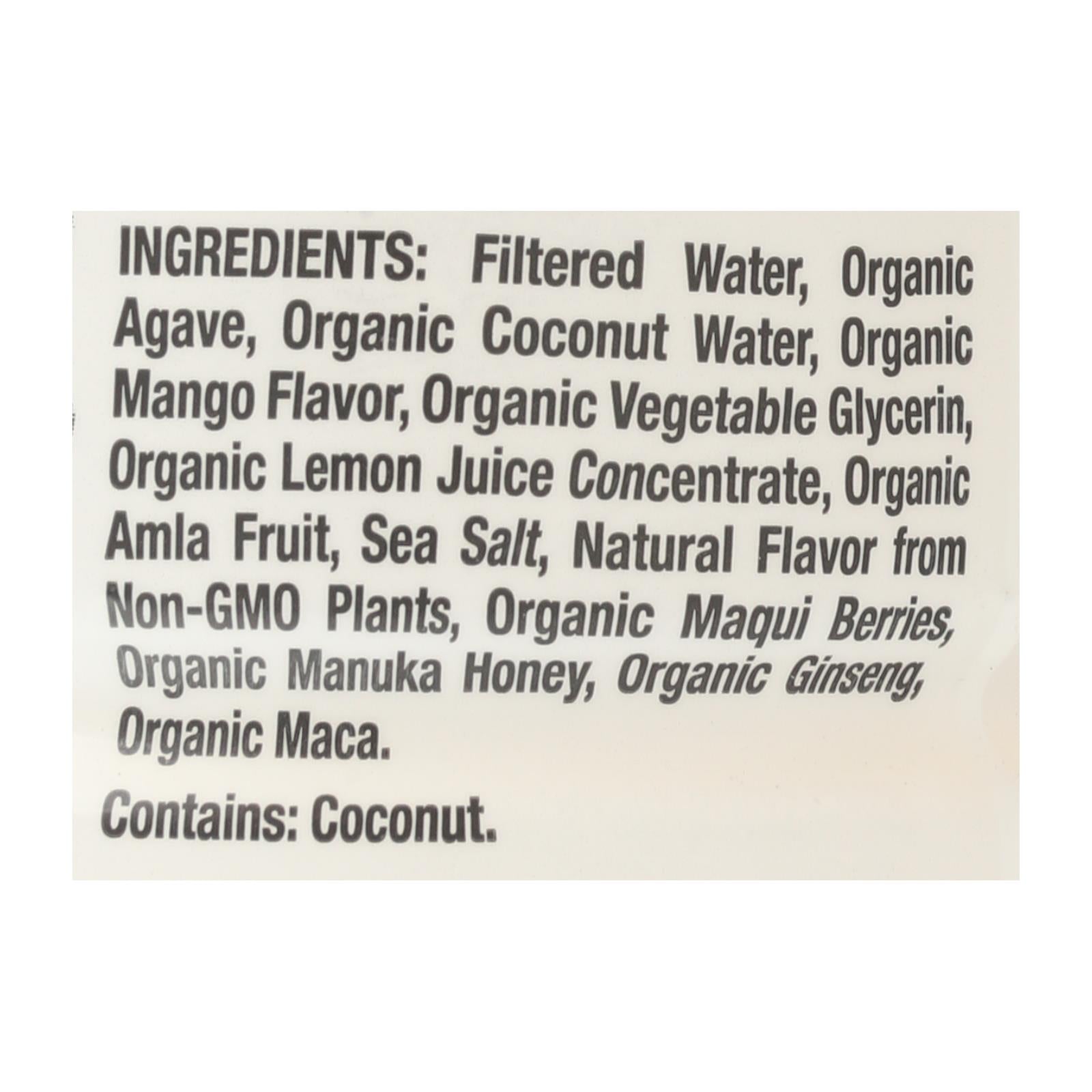 Berri Pro Mango Plant-Based Fitness Beverage  - Case of 12 - 16 OZ