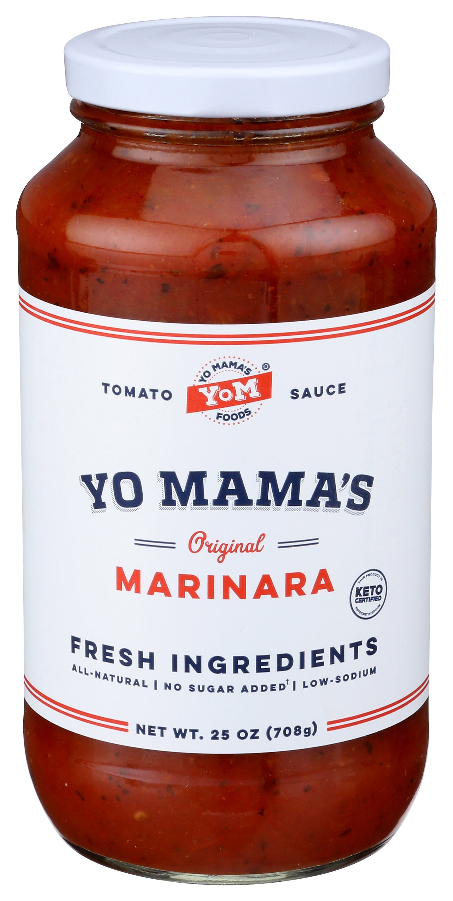 YO MAMAS FOODS SAUCE PASTA MARINARA - Case of 6