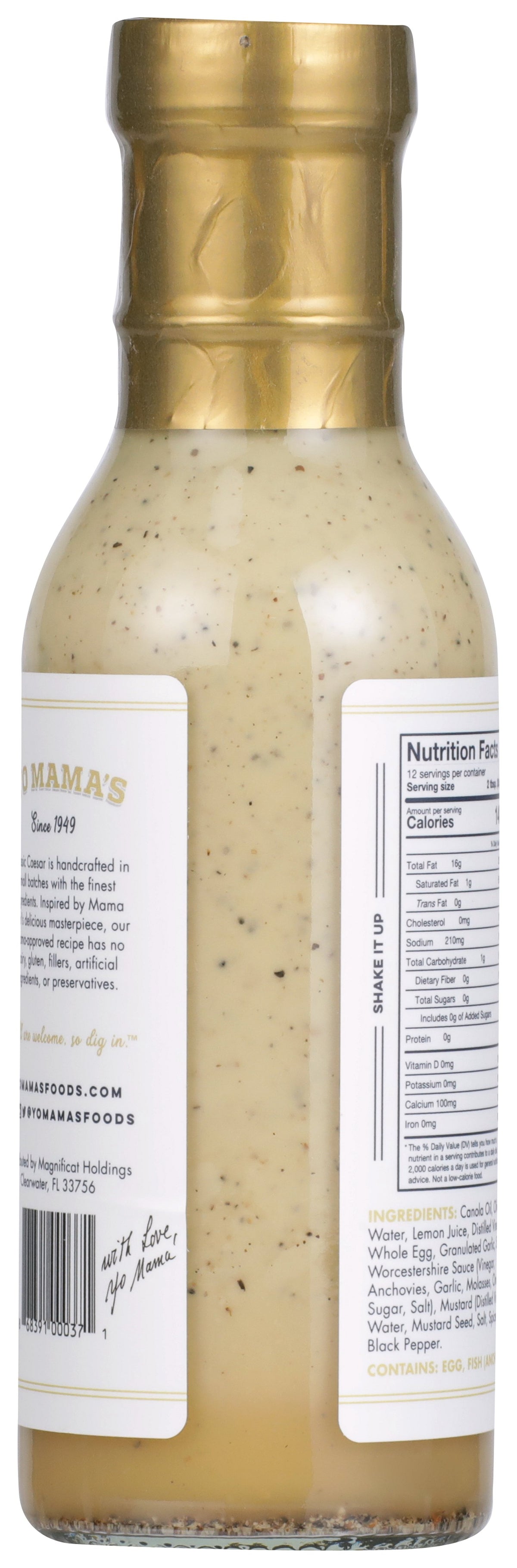 YO MAMAS FOODS DRESSING CLASSIC CAESAR - Case of 6