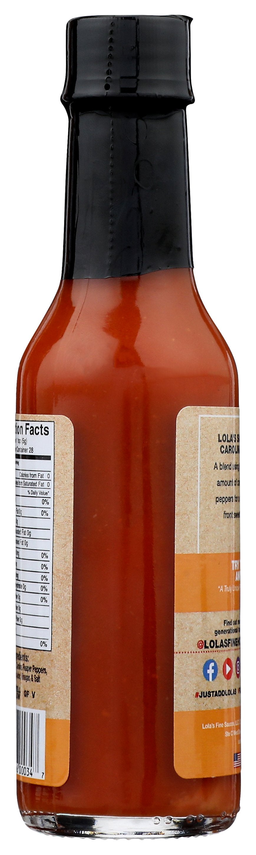 LOLAS FINE HOT SAUCE SAUCE HOT CAROLINA REAPE - Case of 12