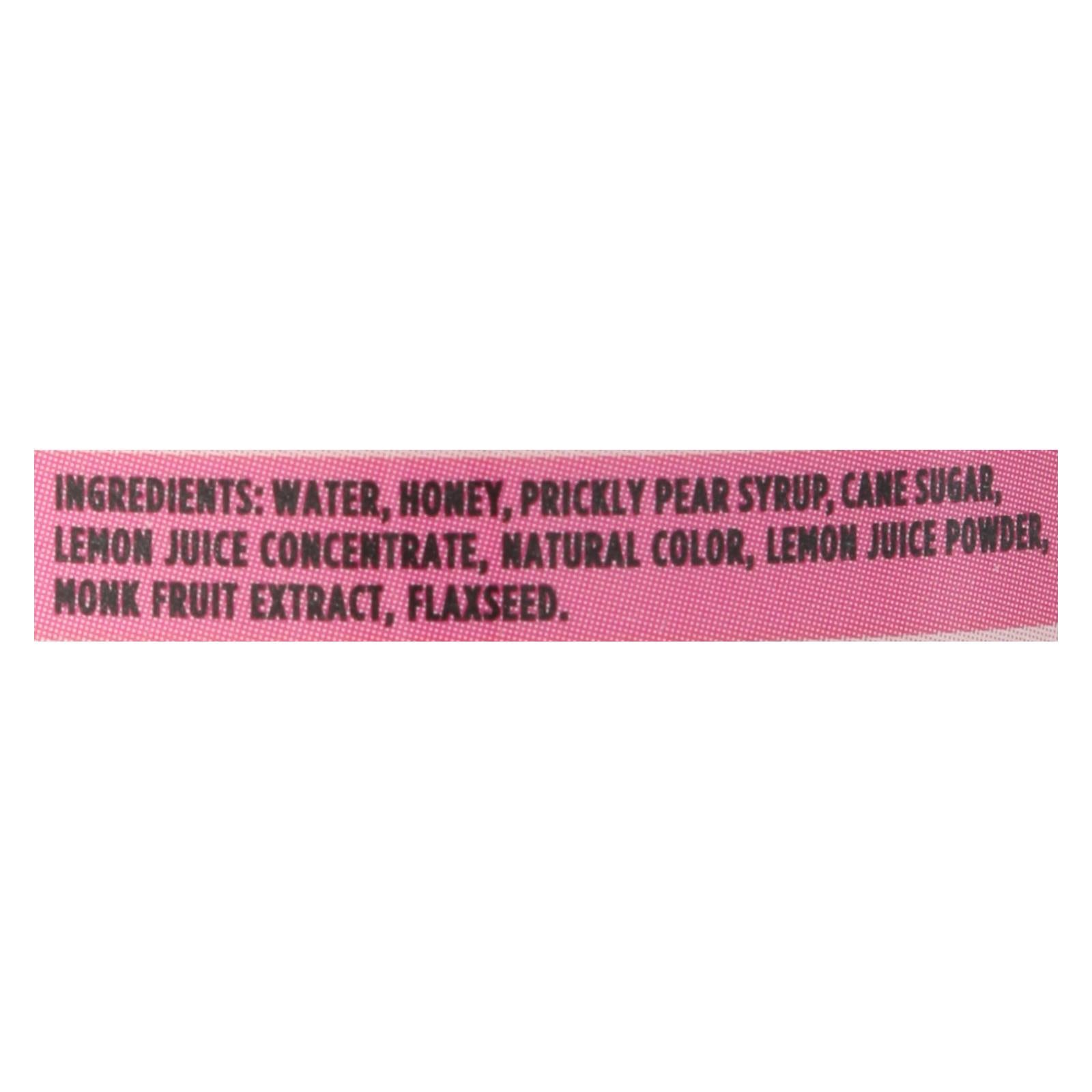 Me and The Bees Lemonade Lemonade - Prickly Pear - Case of 12 - 12 fl oz