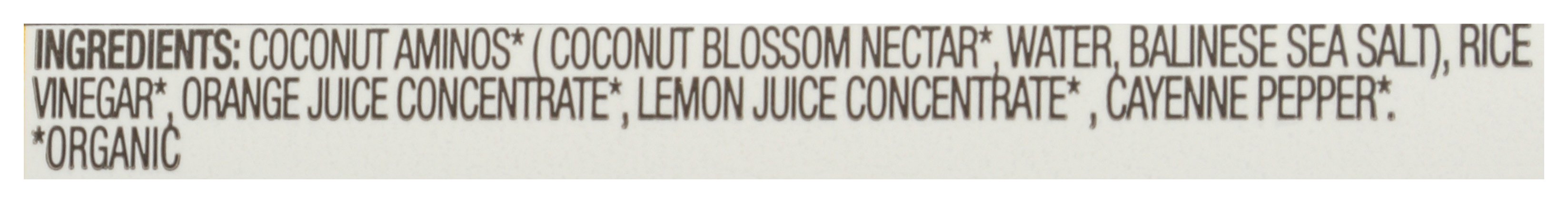 BIG TREE FARMS AMINOS COCO PONZU ORG - Case of 6