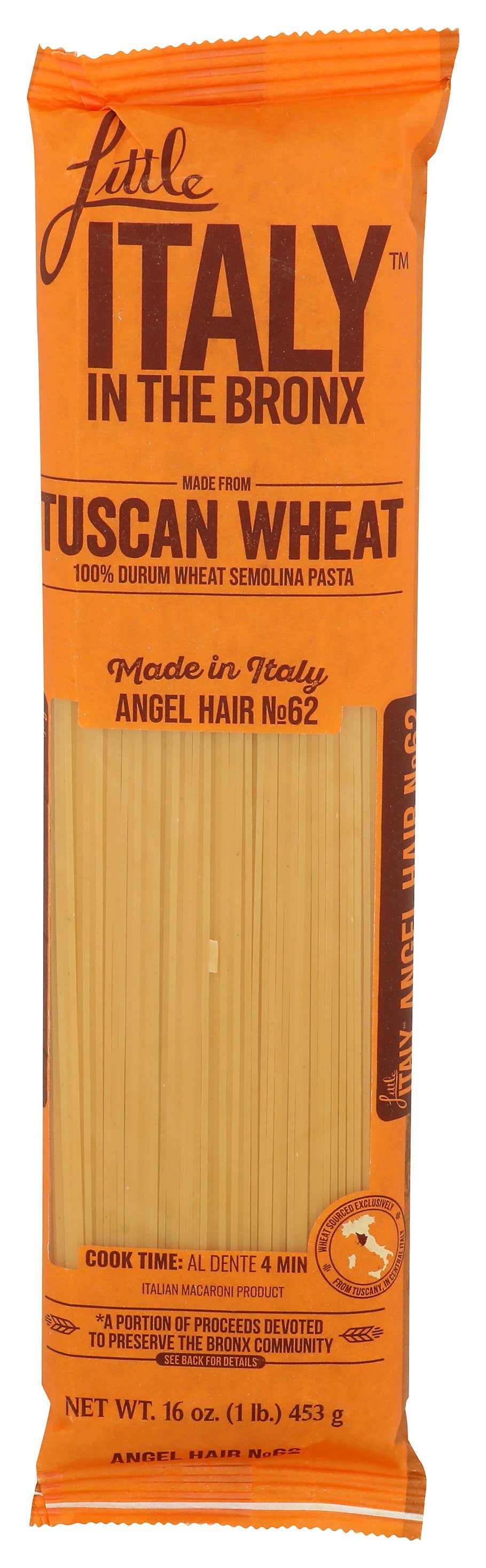 LITTLE ITALY IN THE BRONX PASTA ANGEL HAIR NO - Case of 12