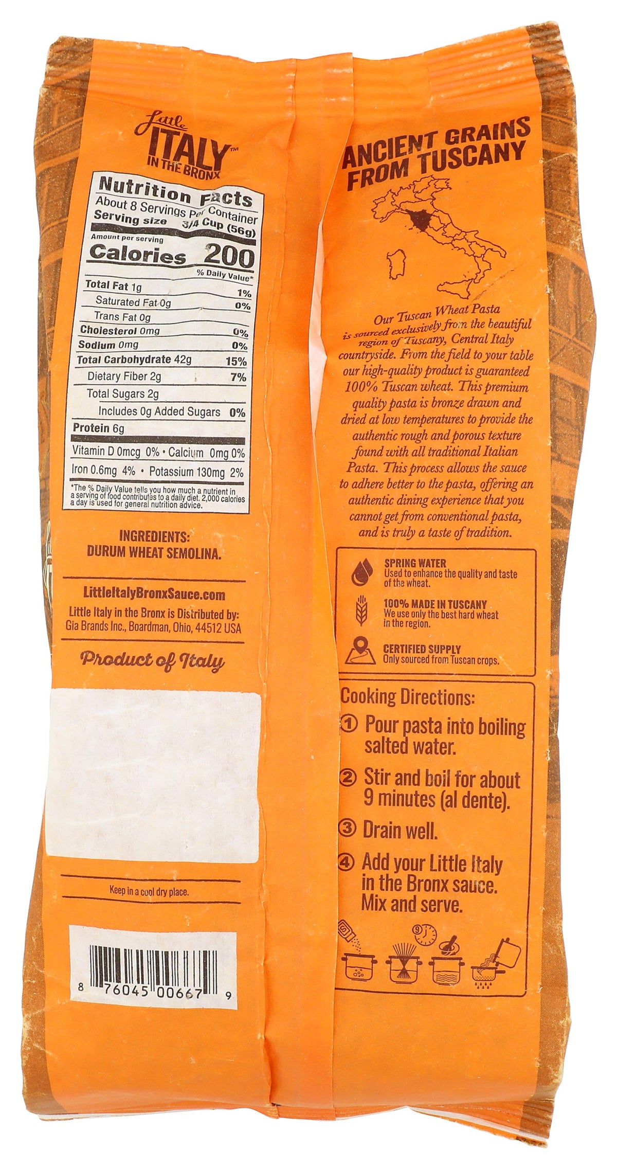 LITTLE ITALY IN THE BRONX PASTA FARFALLE NO67 - Case of 12