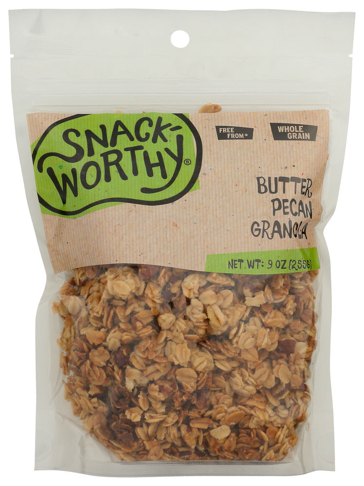 Snackworthy Granola Butter Pecan - Case of 12 - 9 oz