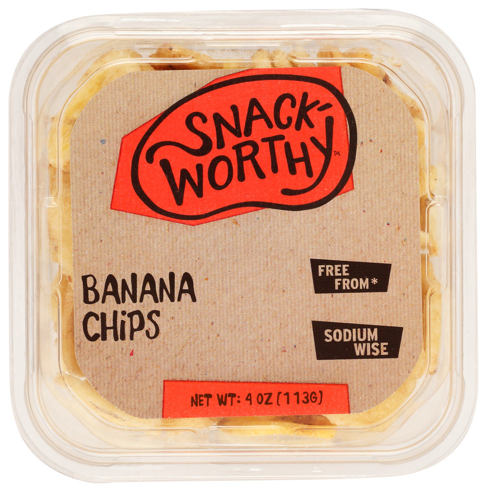Snackworthy Chips Banana - Pack of 12 - 4 Oz