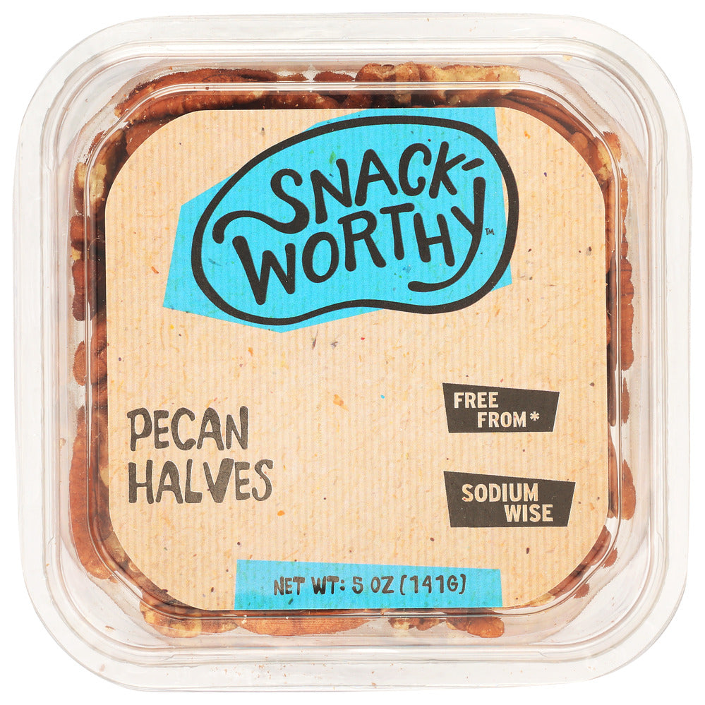 Snackworthy Pecan Halves - Pack of 12 - 5 OZ