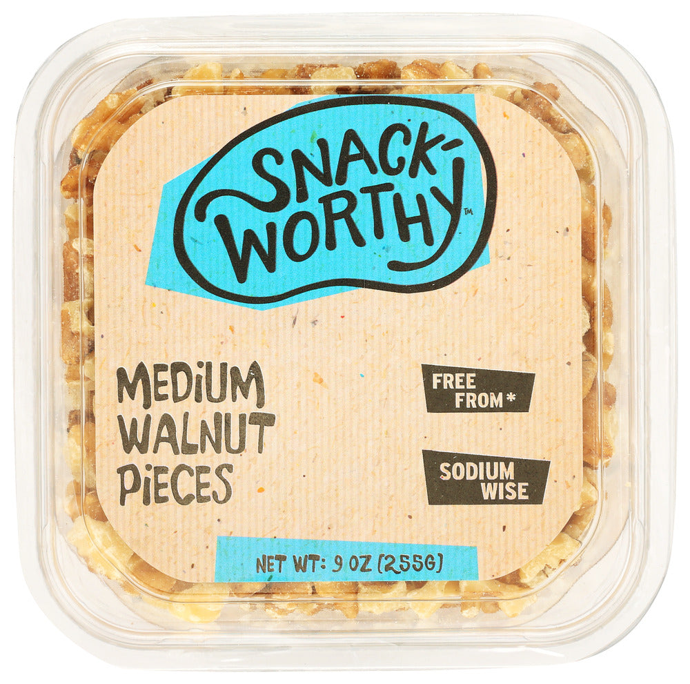 Snackworthy Walnut Pieces Medium - Pack of 12 - 9 OZ