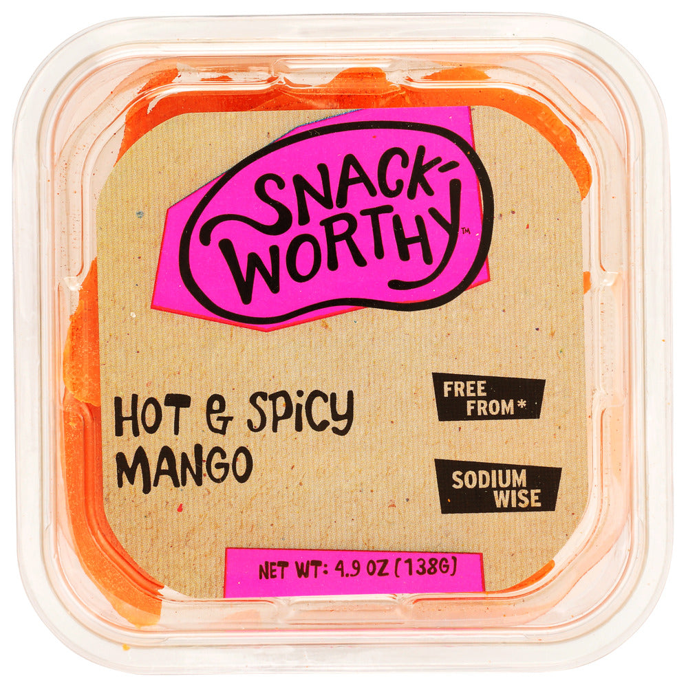 Snackworthy Mango Hot & Spicy - Case of 12 - 4.9 oz