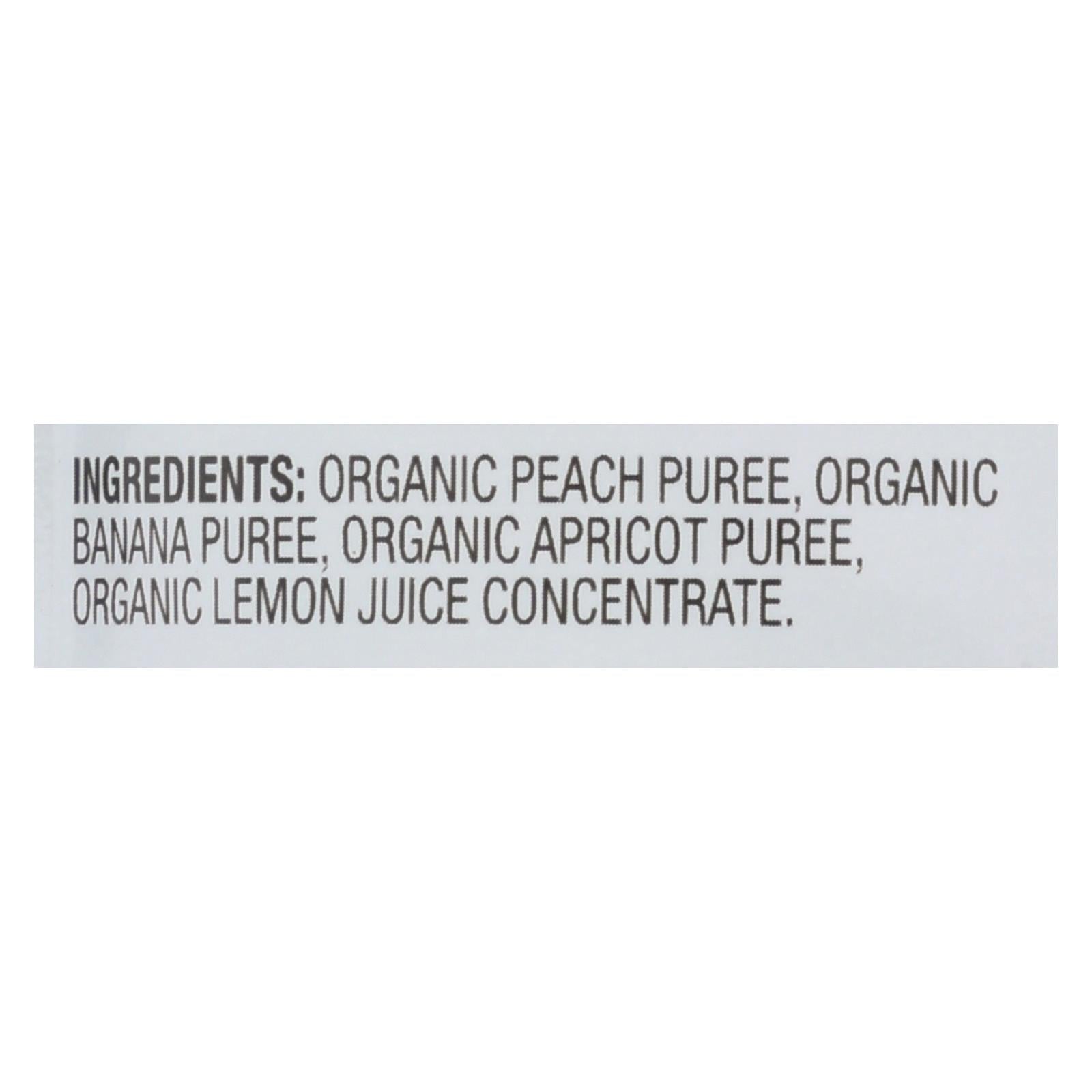 Plum Organics - Baby Fd Og2 Pch Aprct&ban - CS of 12-4 OZ