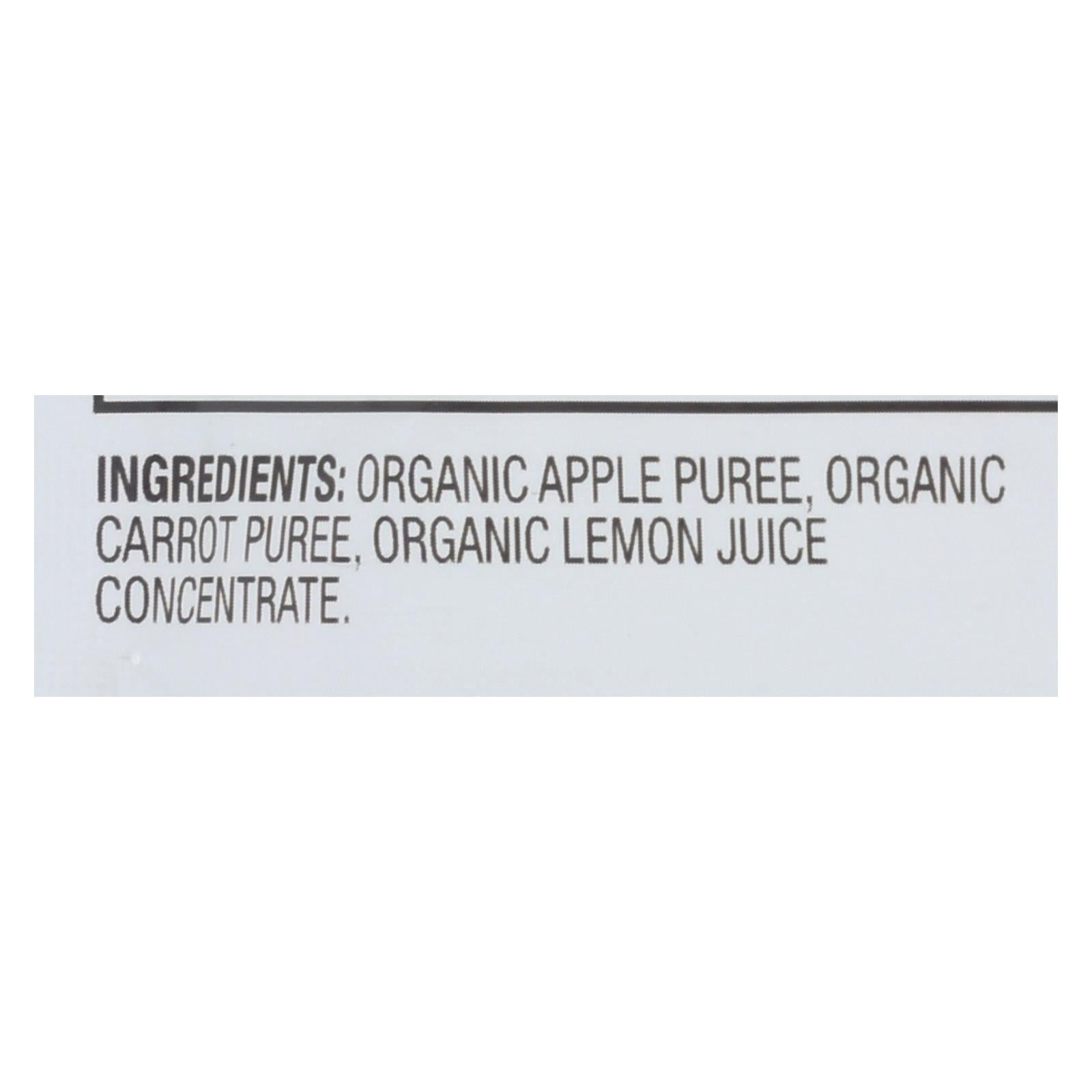 Plum Organics - Bby Fd Og2 Apple + Carrot - CS of 12-4 OZ