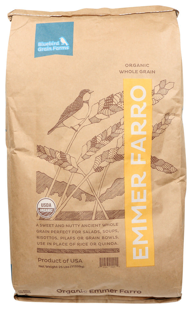 Bluebird Whole Grain Emmer Farro - 400 oz.