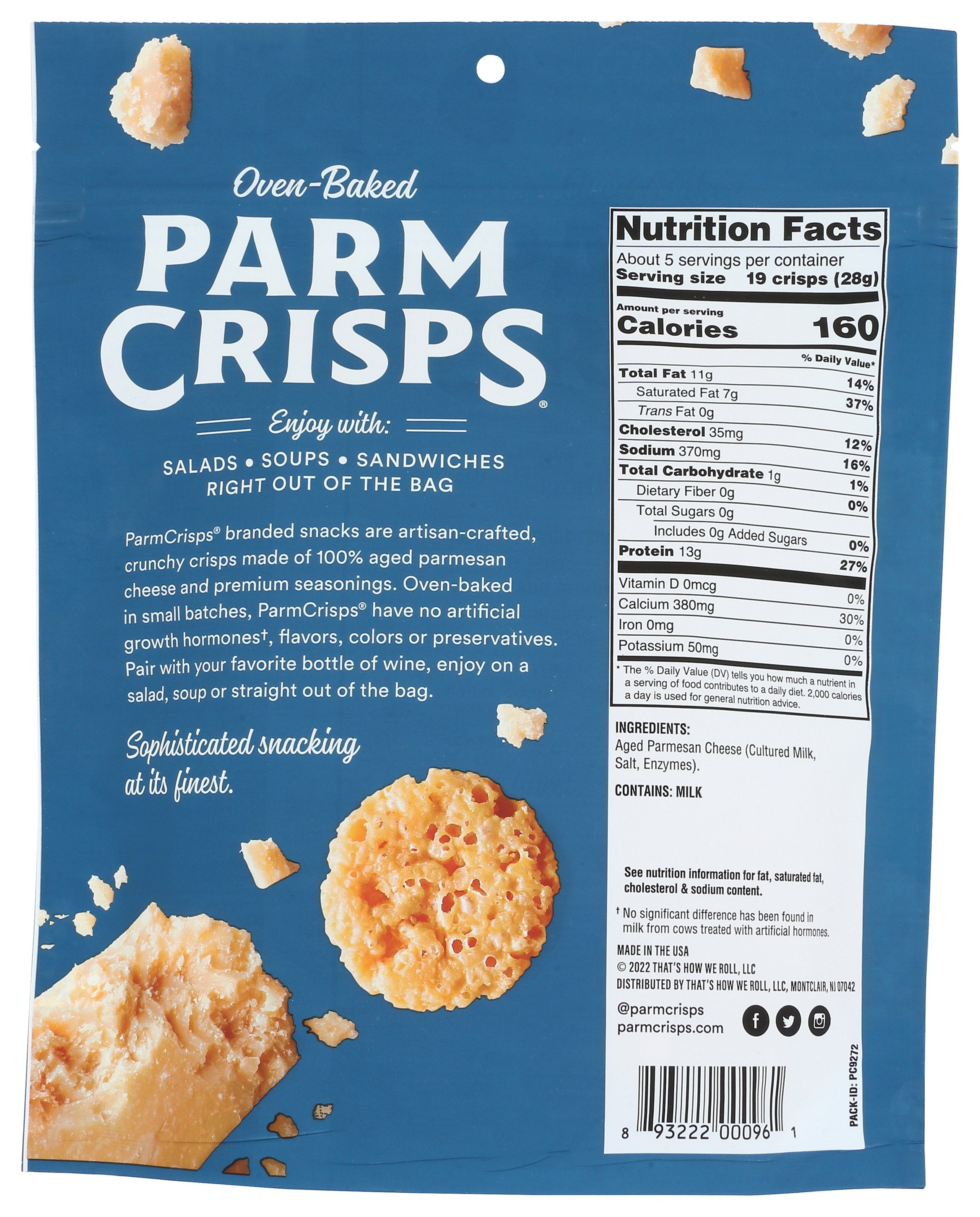 PARM CRISPS CRISPS ORIGINAL PARM - Case of 12
