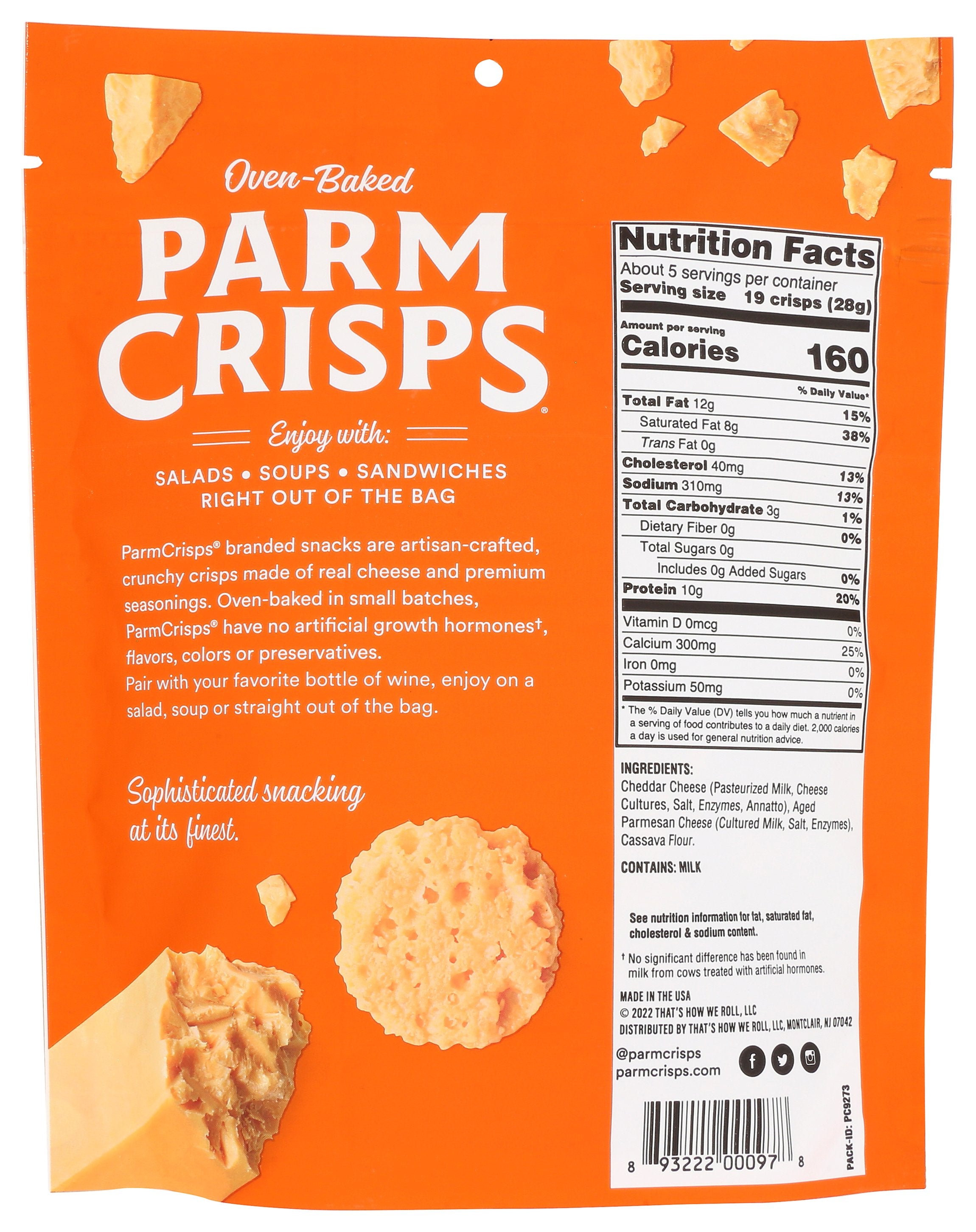 PARM CRISPS CRISPS CHEDDAR PARM - Case of 12
