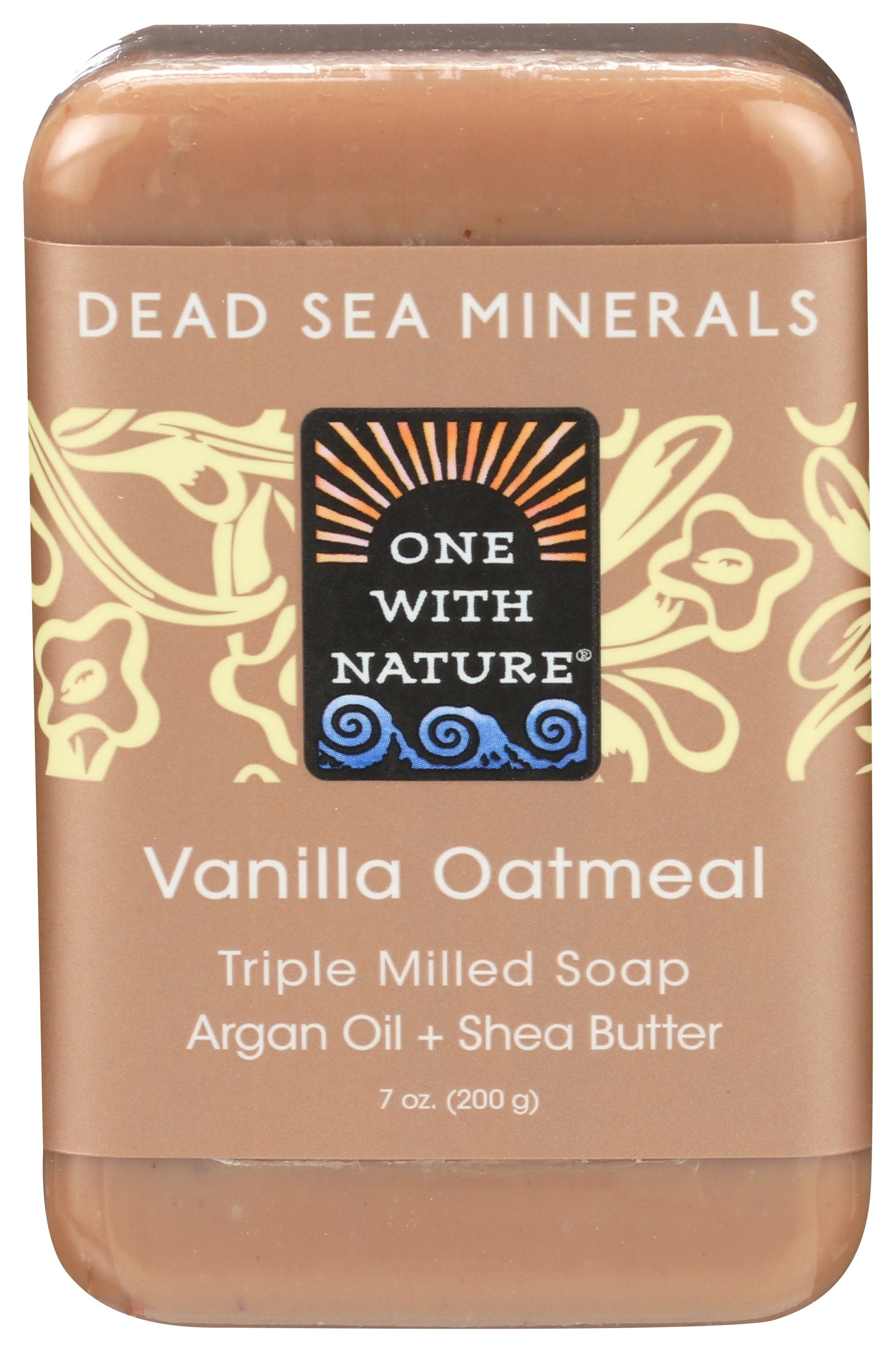 ONE WITH NATURE SOAP BAR VANILLA OATMEAL - Case of 3