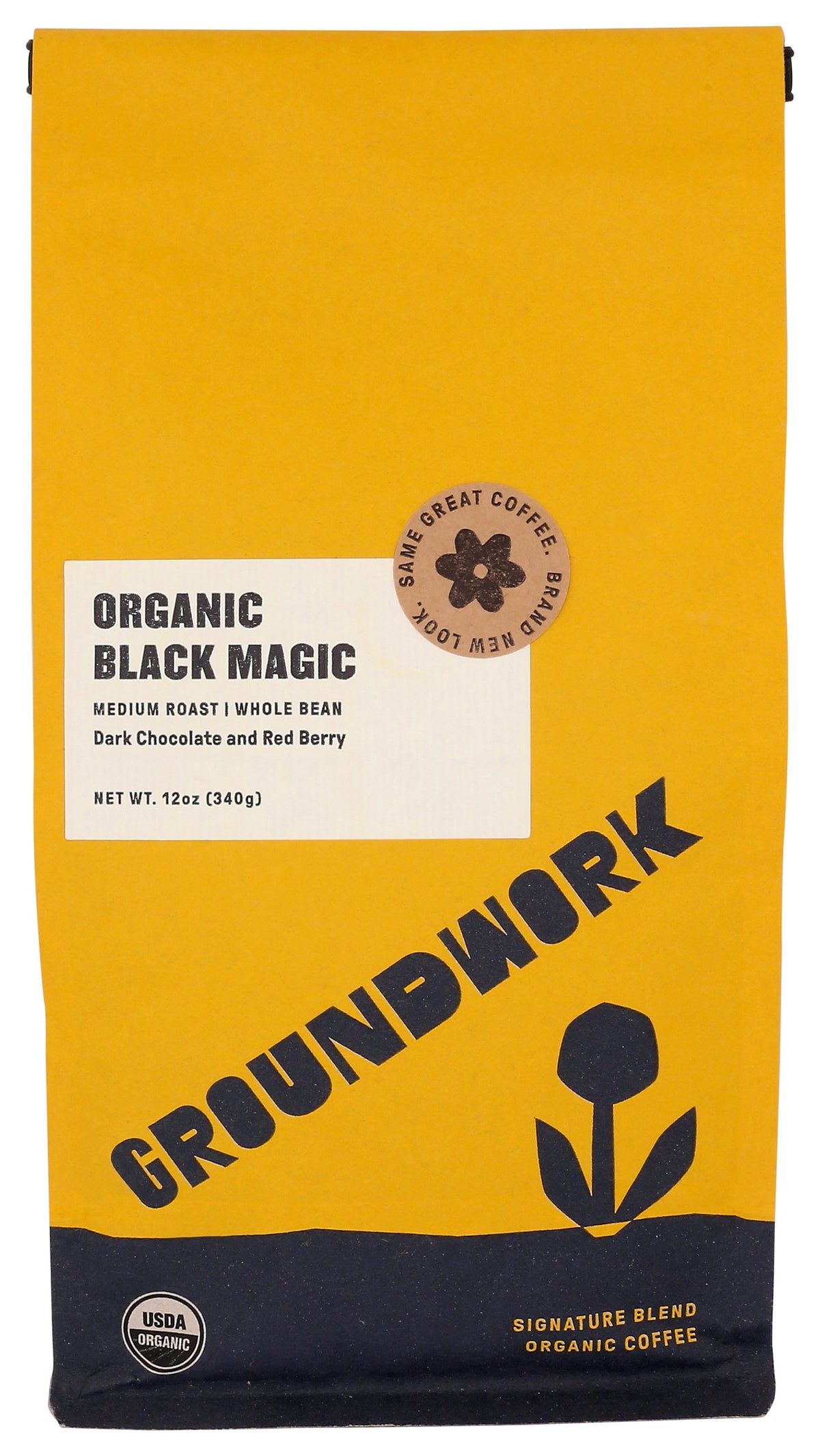 GROUNDWORK COFFEE COFFEE WB BLK MGC ESP ORG - Case of 6