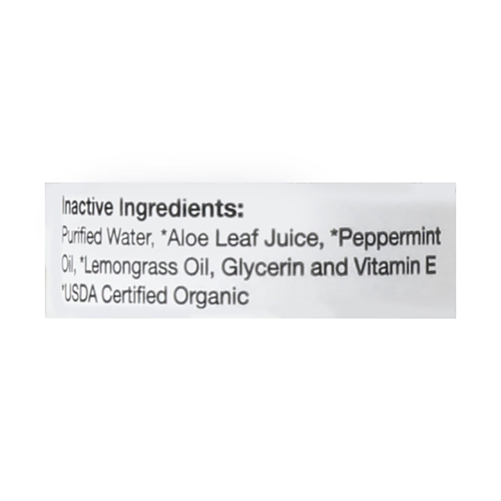Brittanie's Thyme - Organic Hand Sanitizer - Lemongrass - 2 Oz.