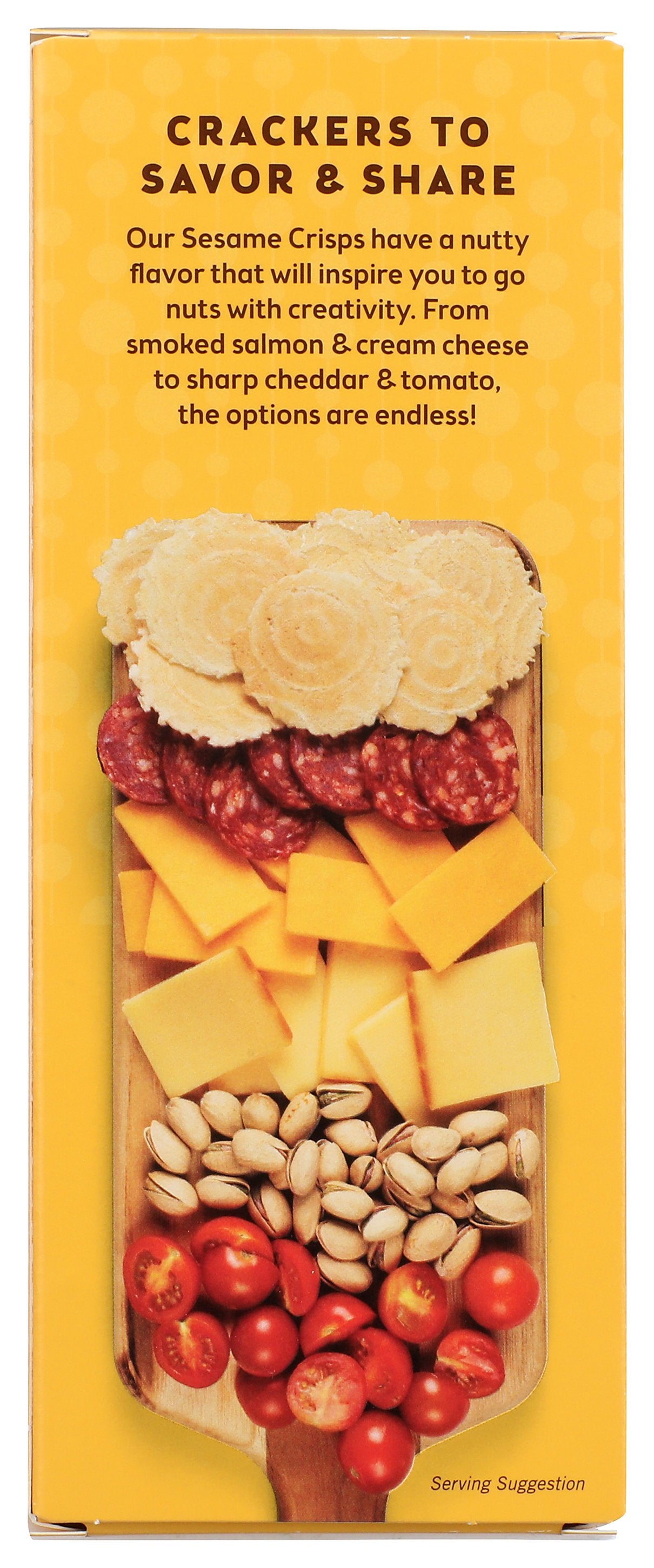 34 DEGREES CRISPBREAD SESAME - Case of 12