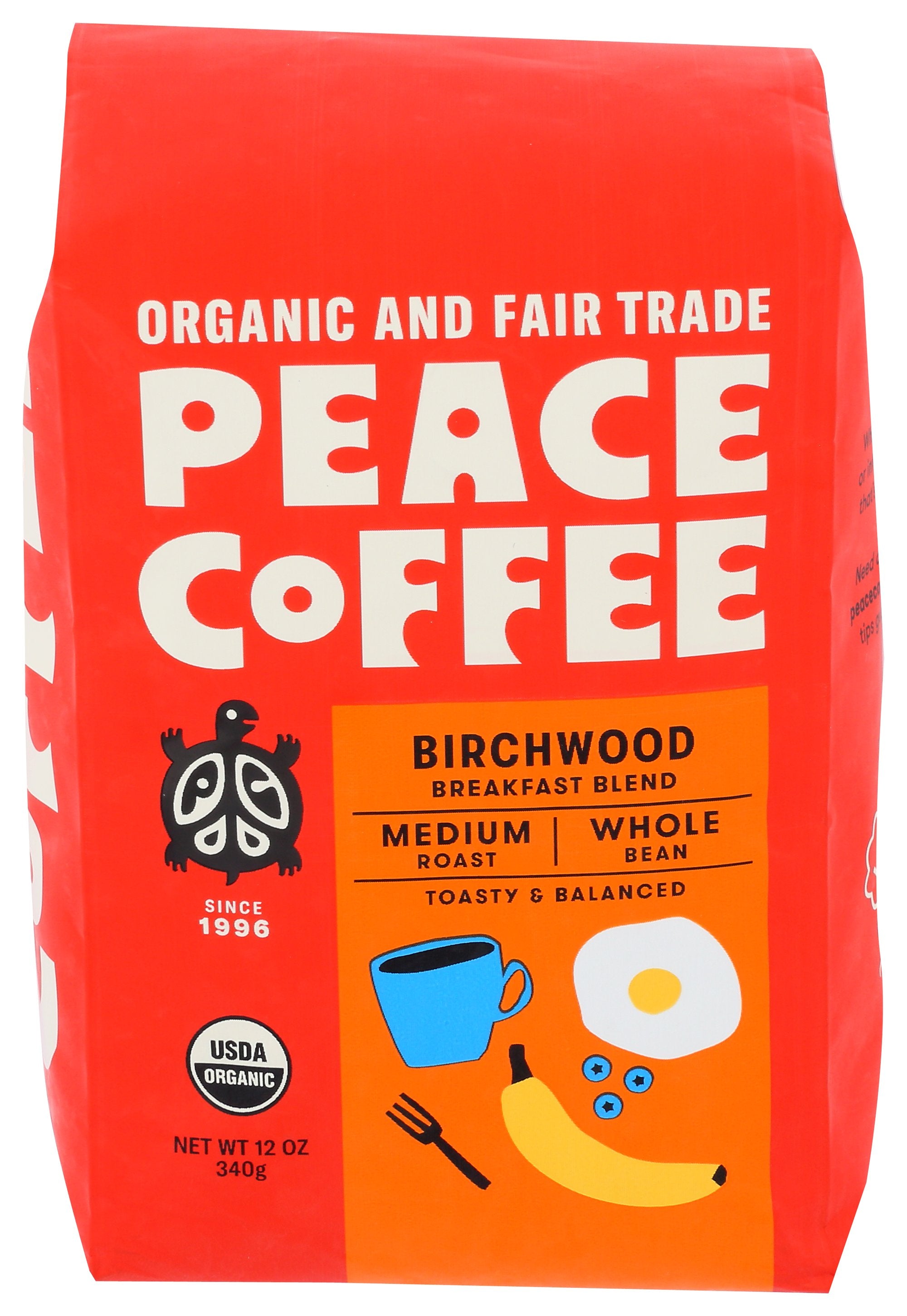 PEACE COFFEE COFFEE WHLBN BIRCHWOOD - Case of 6