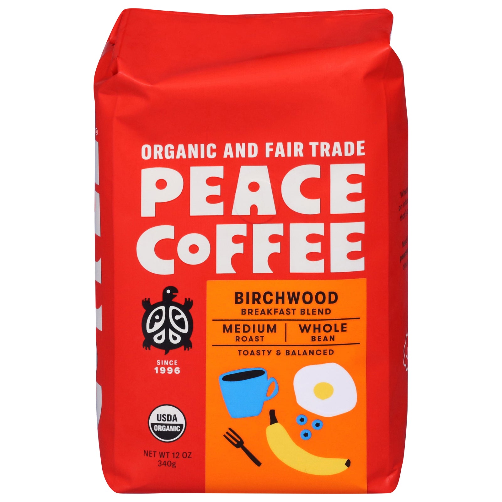 Peace Coffee - Coff Og1 Birchwood Blnd - CS of 6-12 OZ