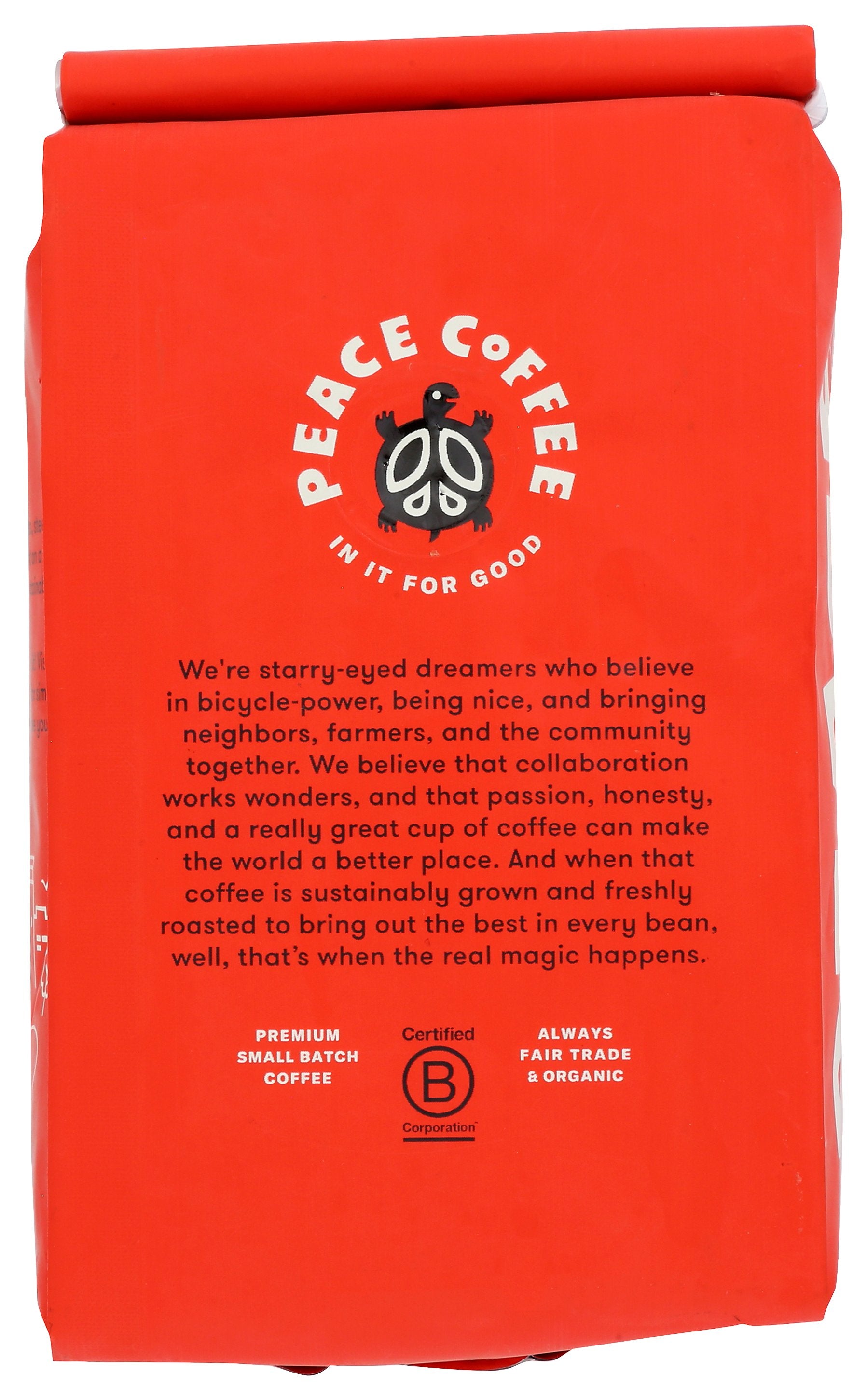 PEACE COFFEE COFFEE GROUND TWN CITIES - Case of 6