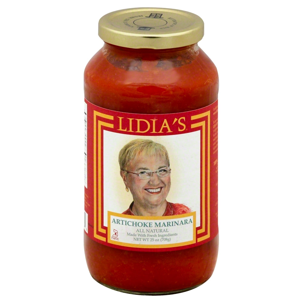 Lidia’s Pasta Sauce Artichoke Marinara - Case of 6 - 25 oz