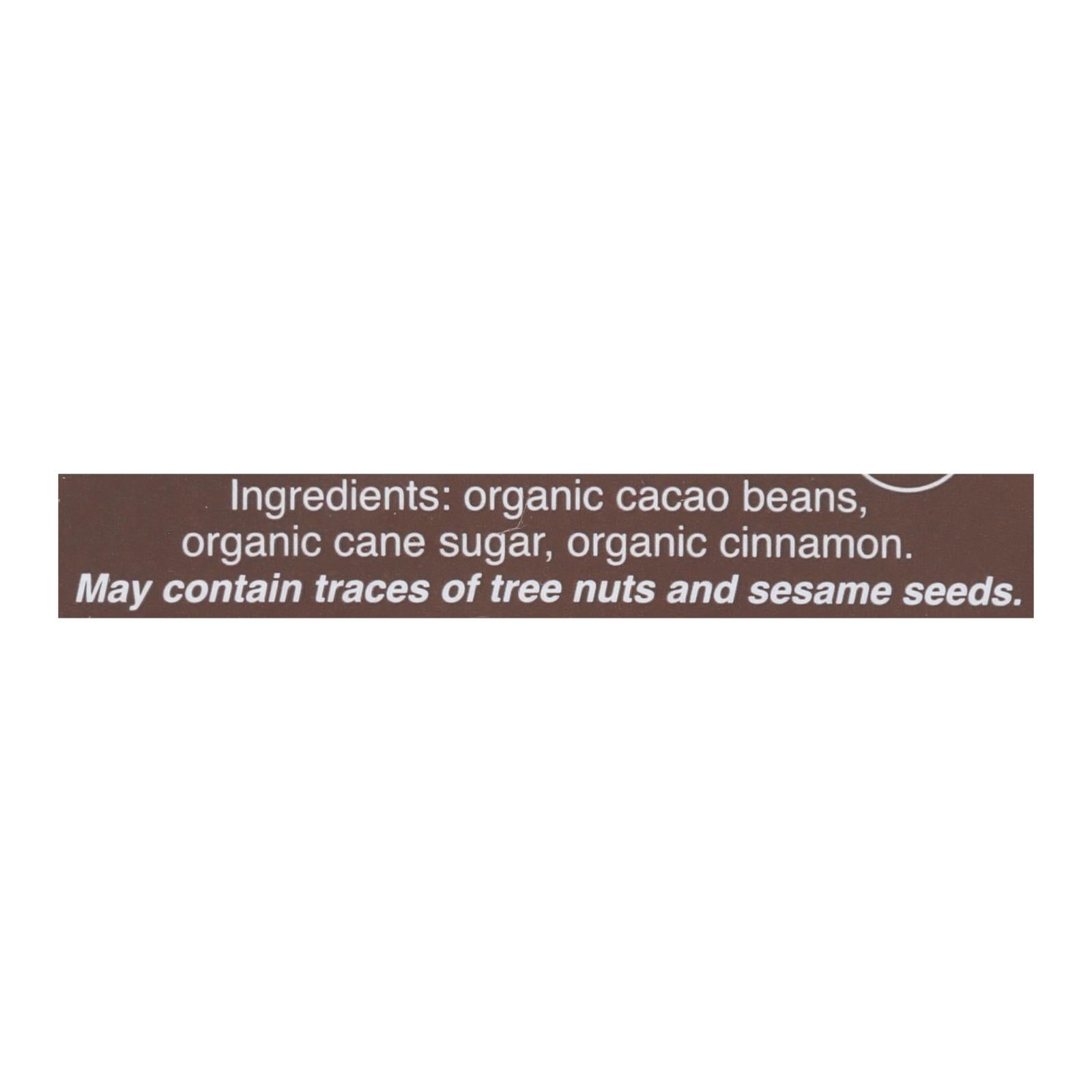 Taza Chocolate Organic Chocolate Mexicano Discs - 50 Percent Dark Chocolate - Cinnamon - 2.7 oz - Case of 12