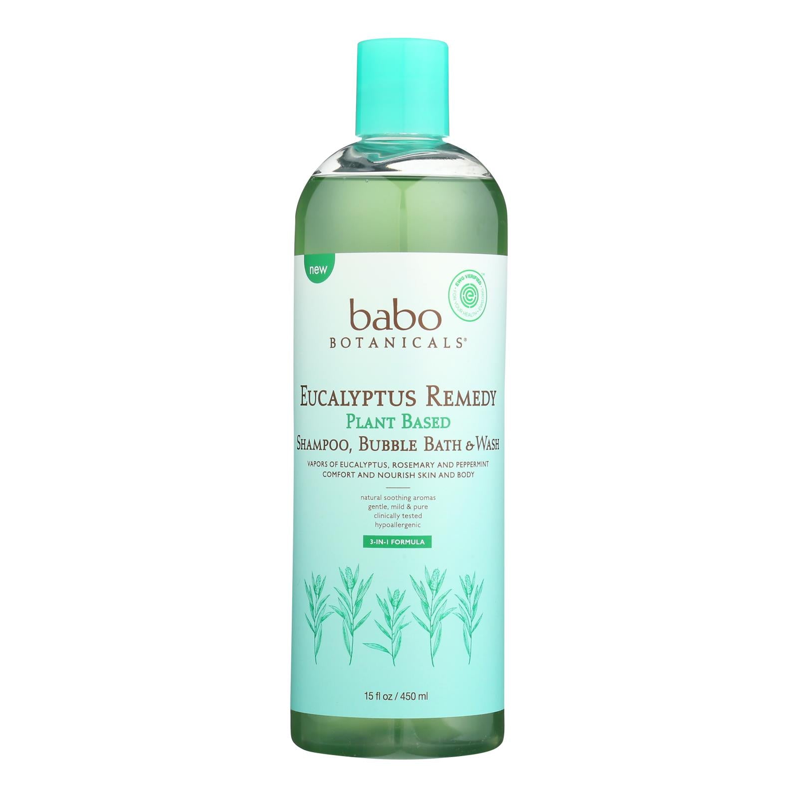 Babo Botanicals - Shamp&wash Euclpts Remdy - 1 Each-15 FZ