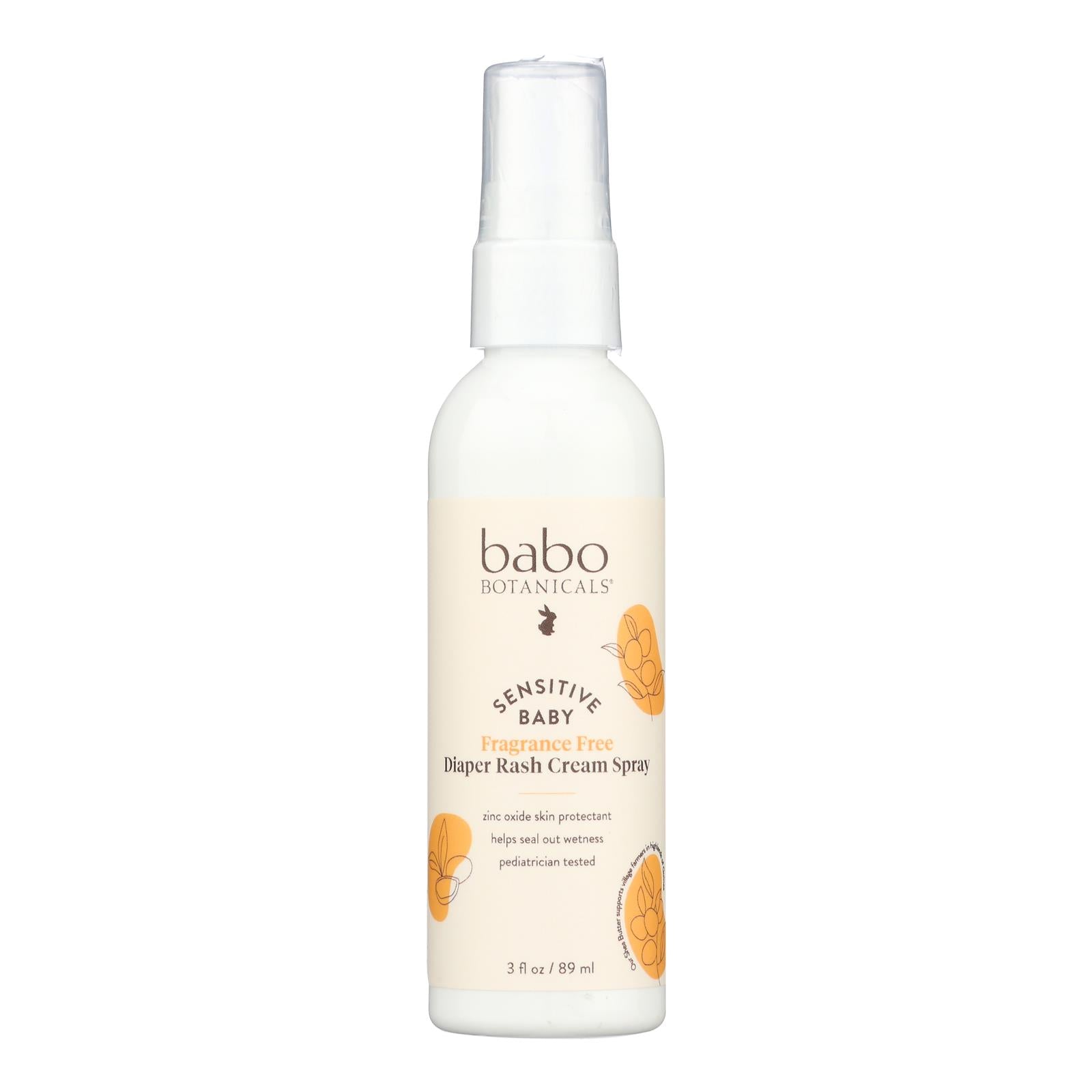 Babo Botanicals - Diaper Cream Spry Sensitive - 1 Each -3 Fz
