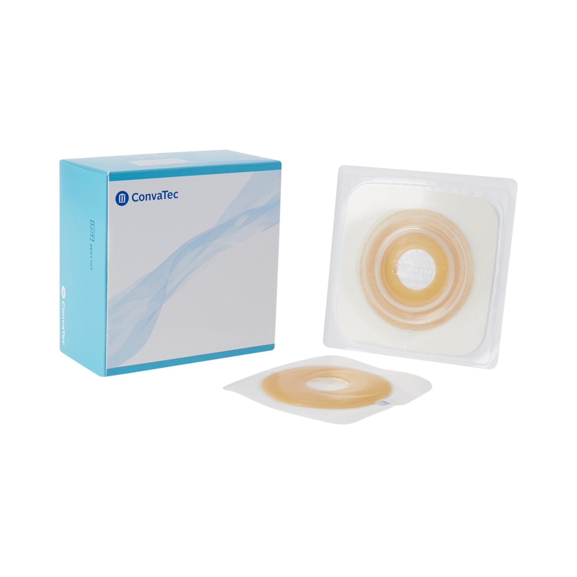 ConvaTec - Ostomy Barrier Sur-Fit Natura® Stomahesive® Moldable, Standard Wear Durahesive® Adhesive 57 mm Flange Sur-Fit® Natura® System Hydrocolloid 1-1/4 to 1-3/4 Inch Opening [10/BX]
