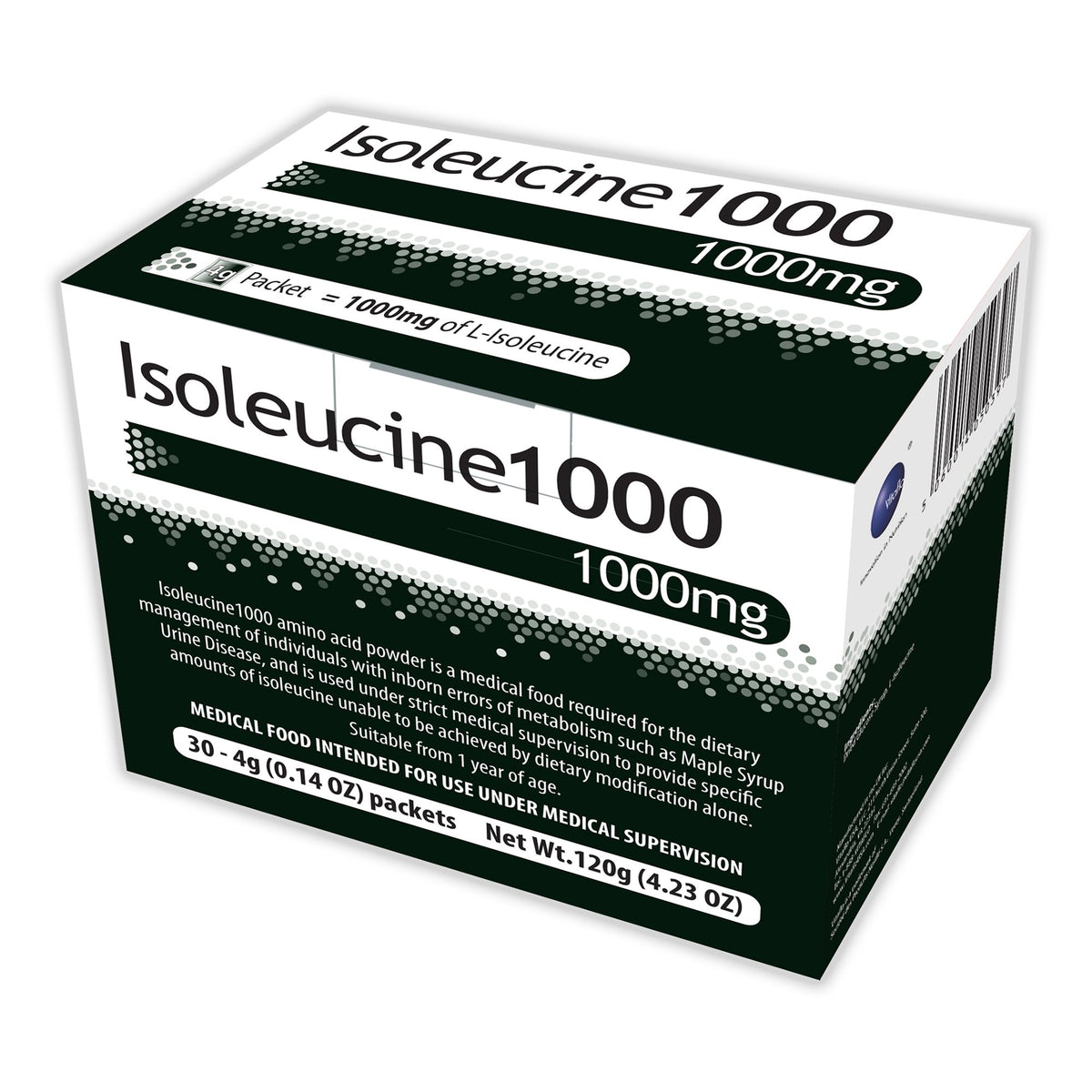 Vitaflo USA LLC - Oral Supplement Isoleucine1000 Unflavored Powder 1 Gram Individual Packet [30/BX]