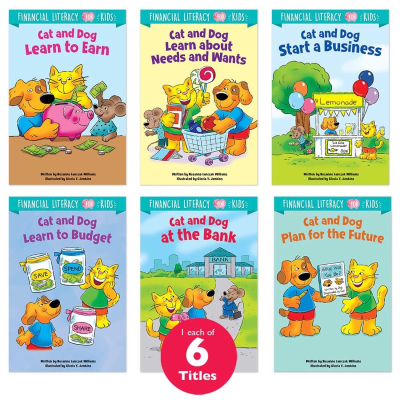 CREATIVE TEACHING PRESS - Financial Literacy for Kids 6-Book Pack