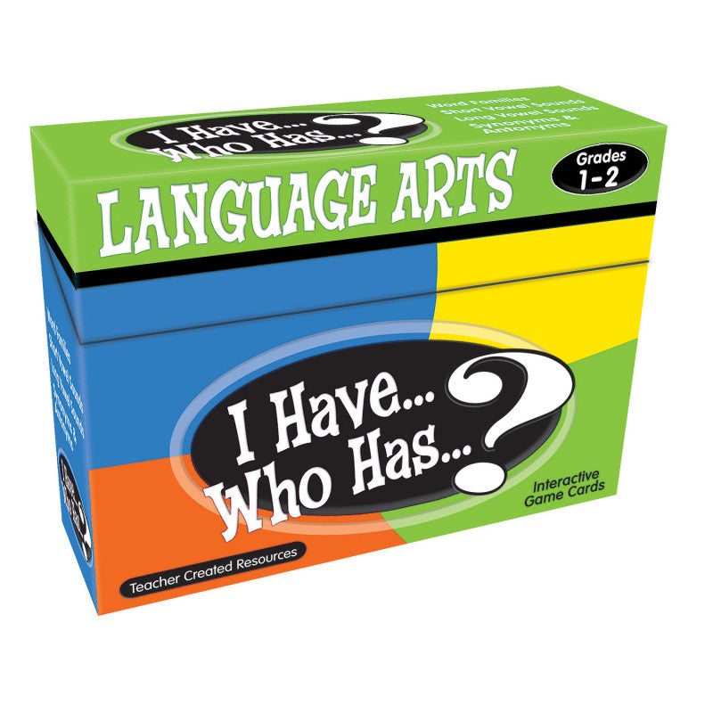 TEACHER CREATED RESOURCES - I Have, Who Has Language Arts Game, Grade 1-2